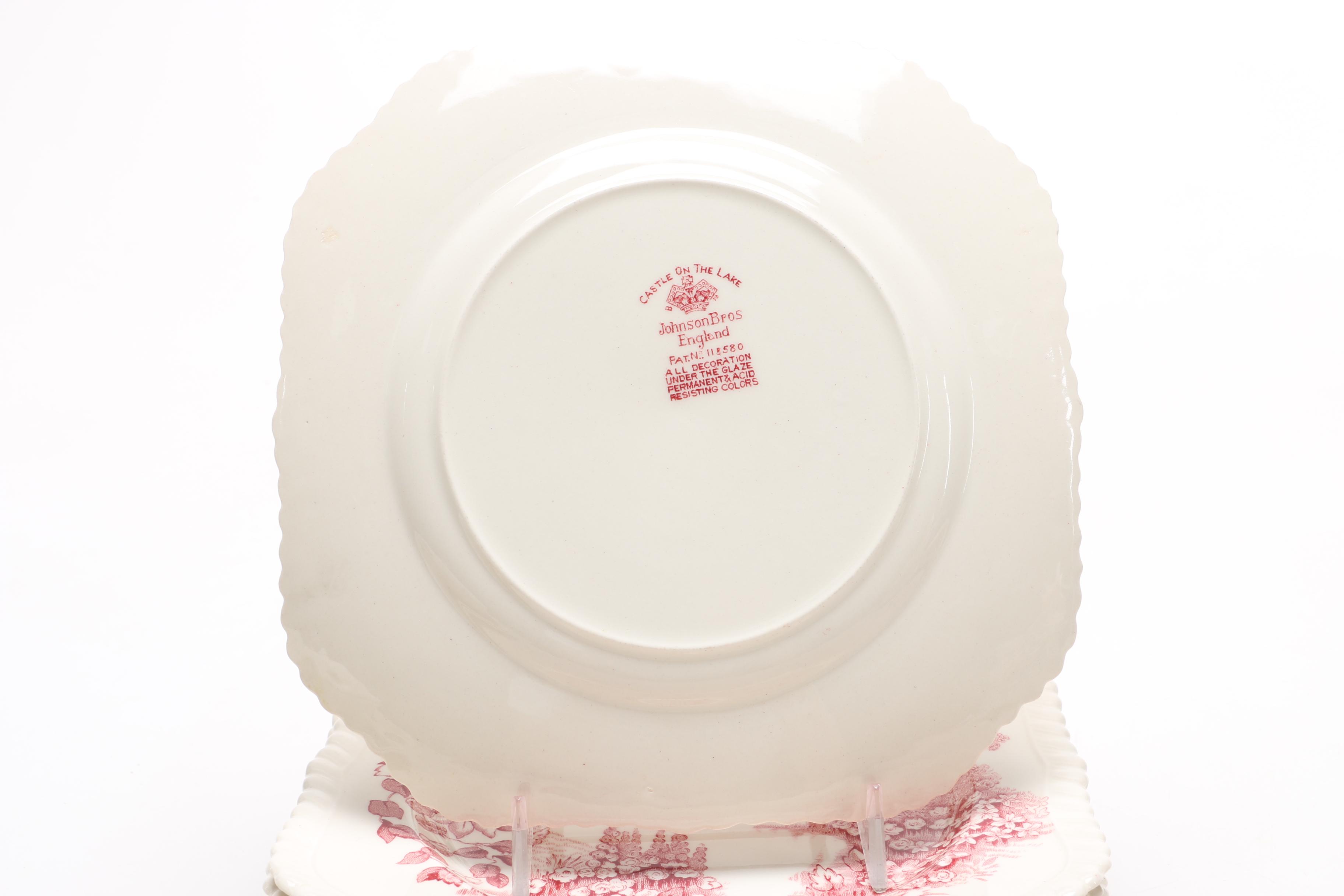 Johnson Bros "Castle On The Lake" English Dishes