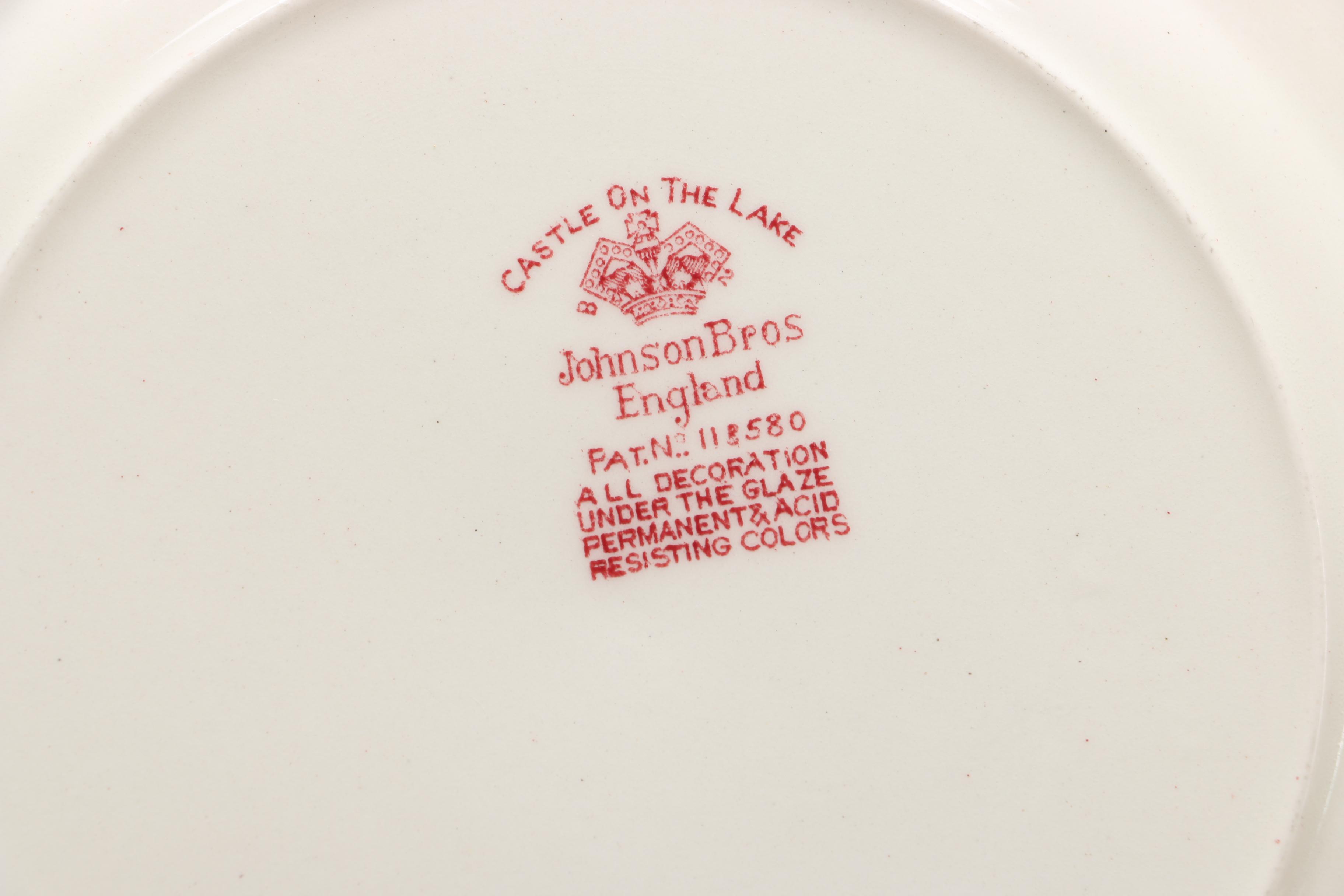 Johnson Bros "Castle On The Lake" English Dishes