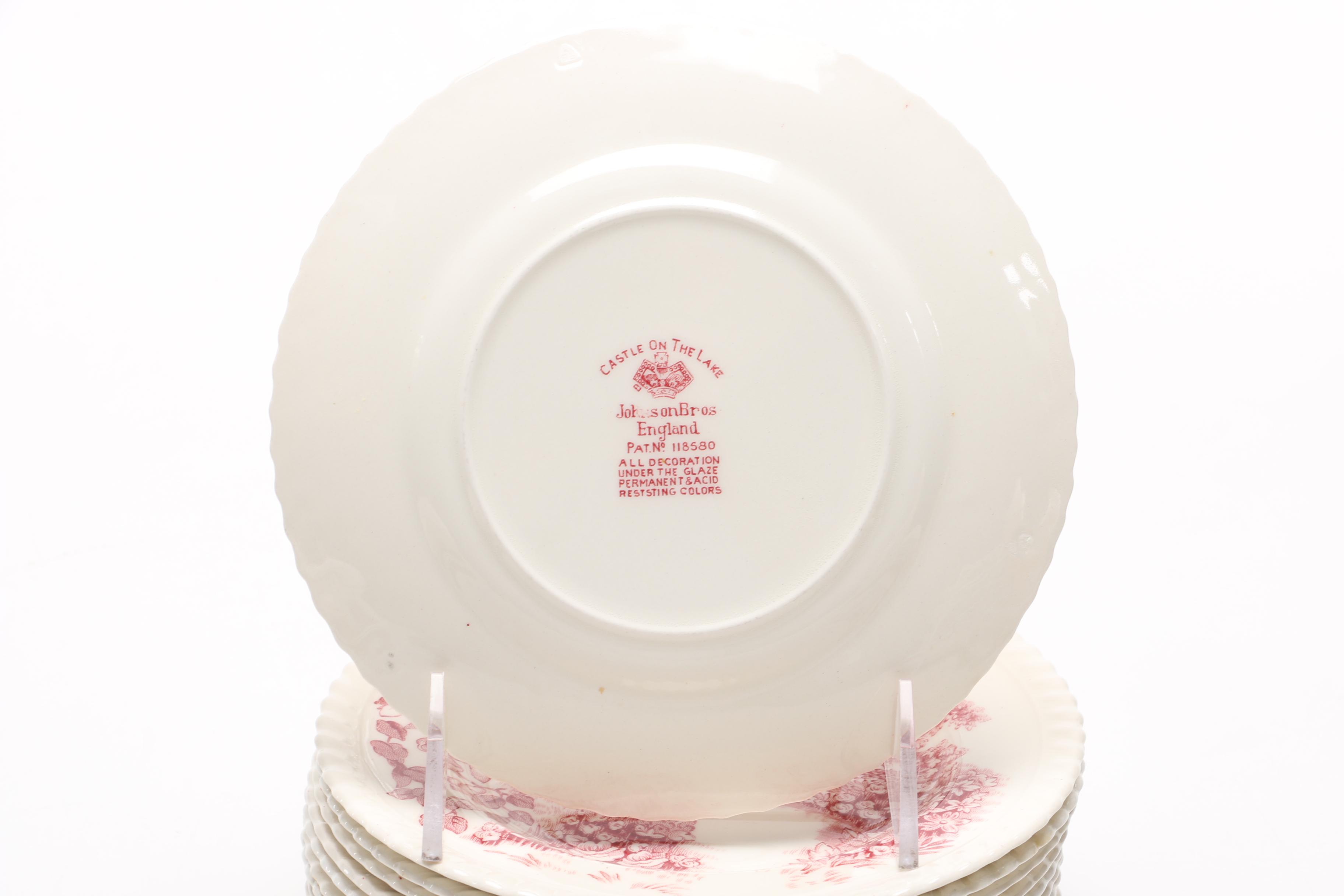 Johnson Bros "Castle On The Lake" English Dishes