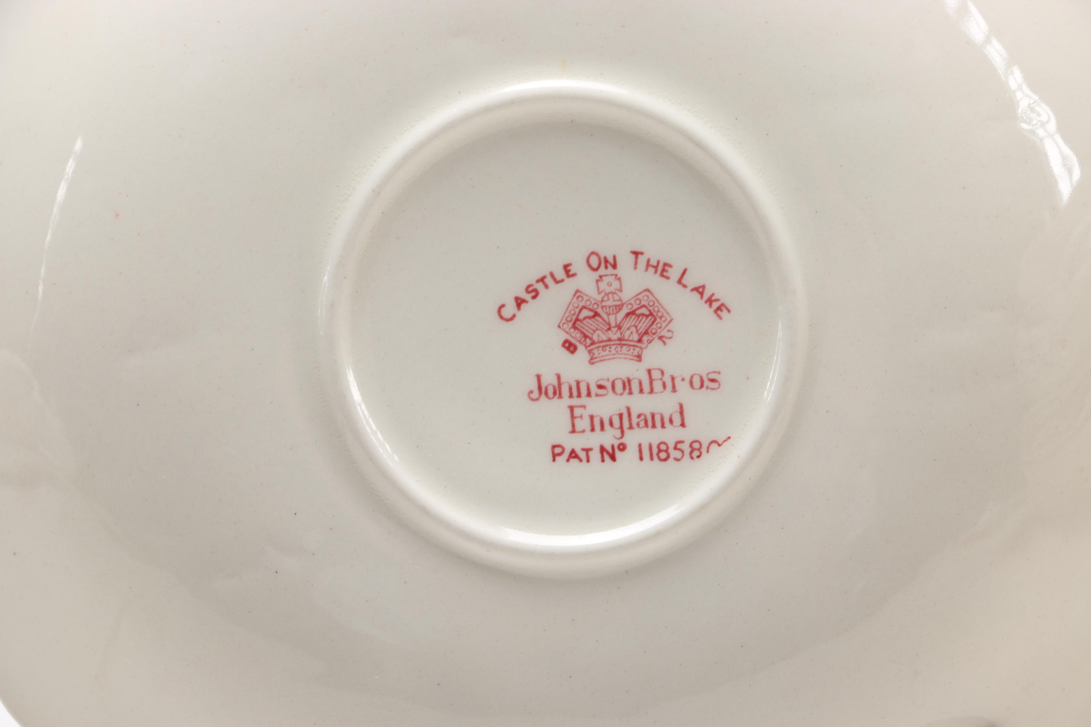 Johnson Bros "Castle On The Lake" English Dishes