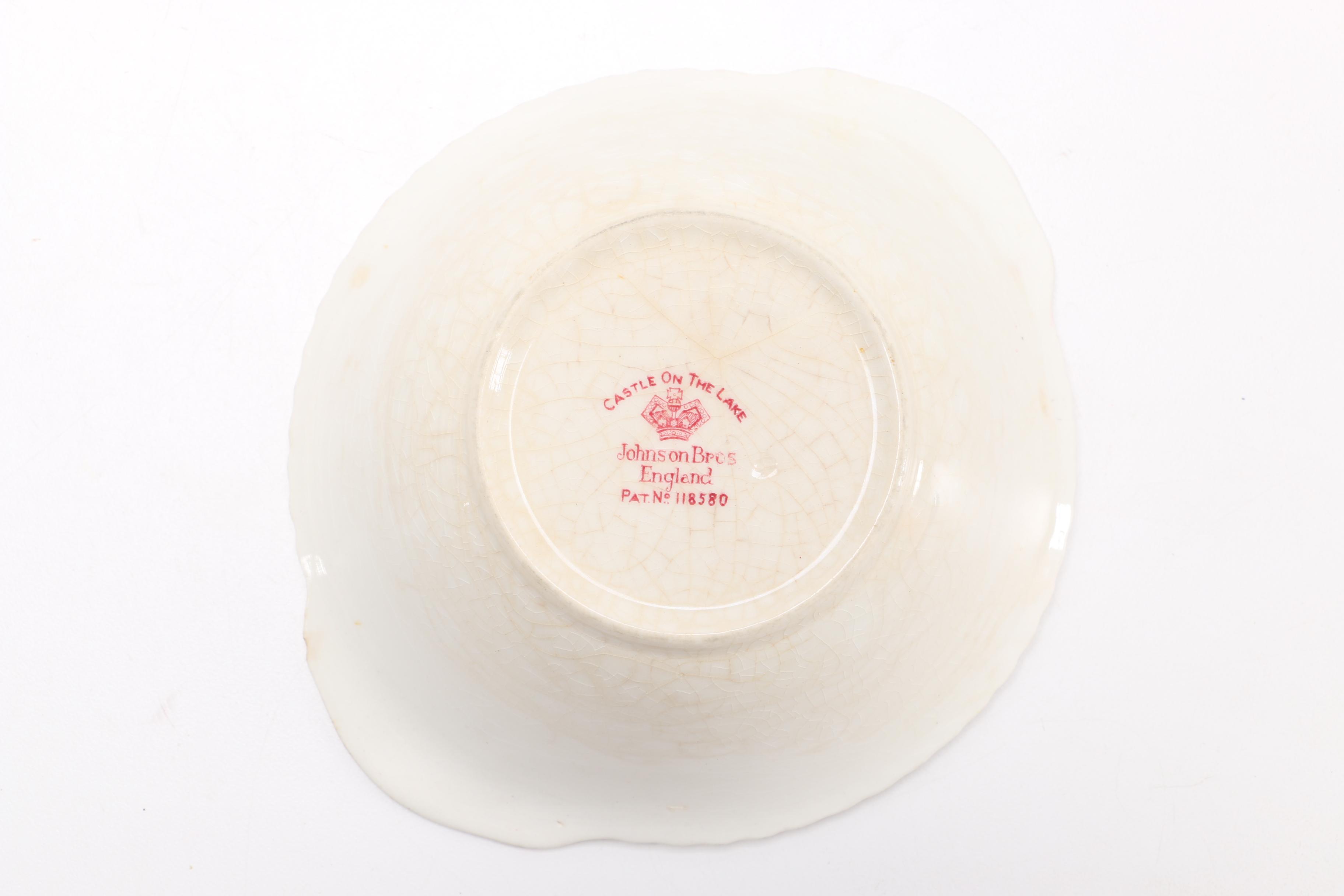 Johnson Bros "Castle On The Lake" English Dishes