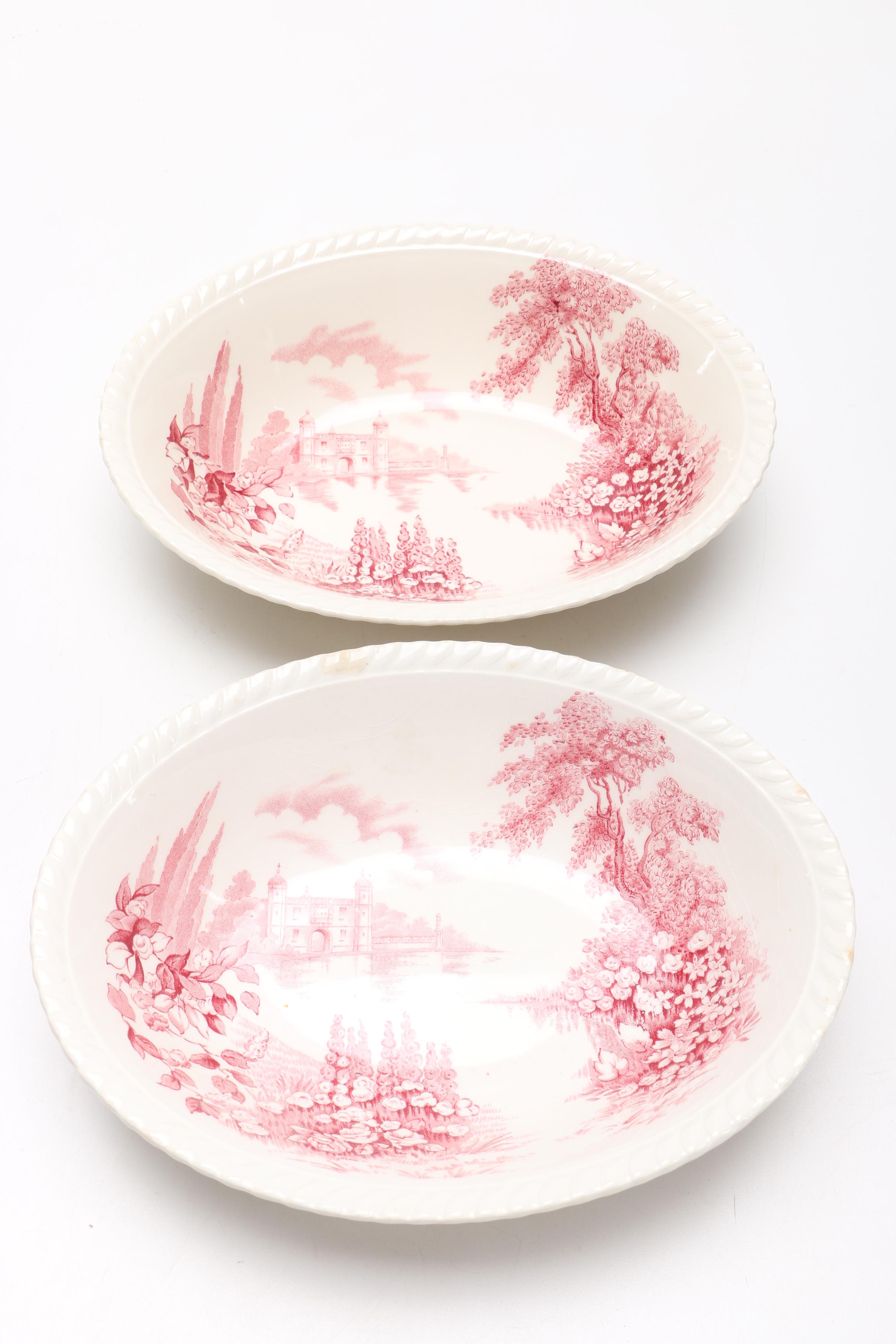 Johnson Bros "Castle On The Lake" English Dishes