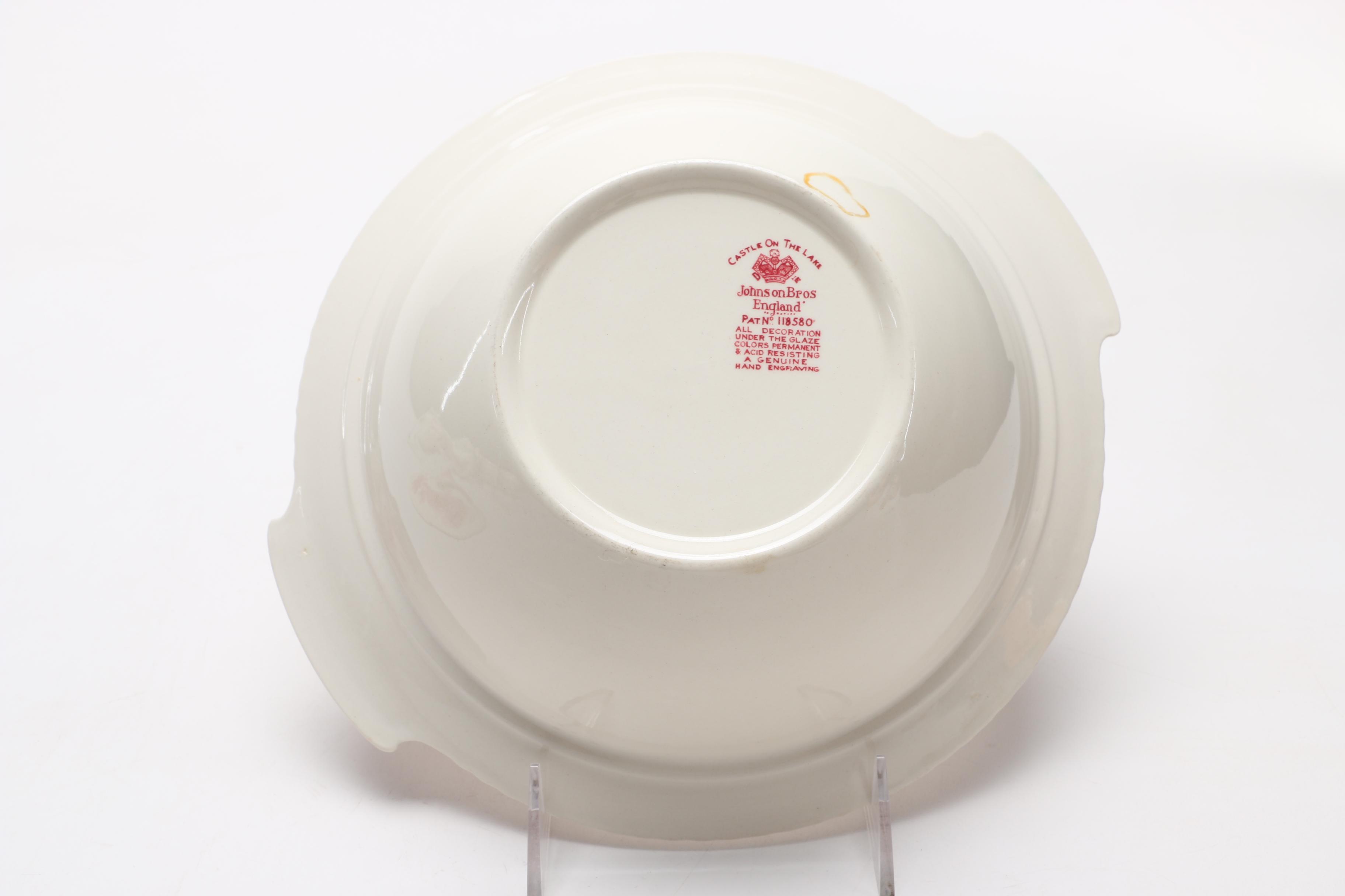 Johnson Bros "Castle On The Lake" English Dishes