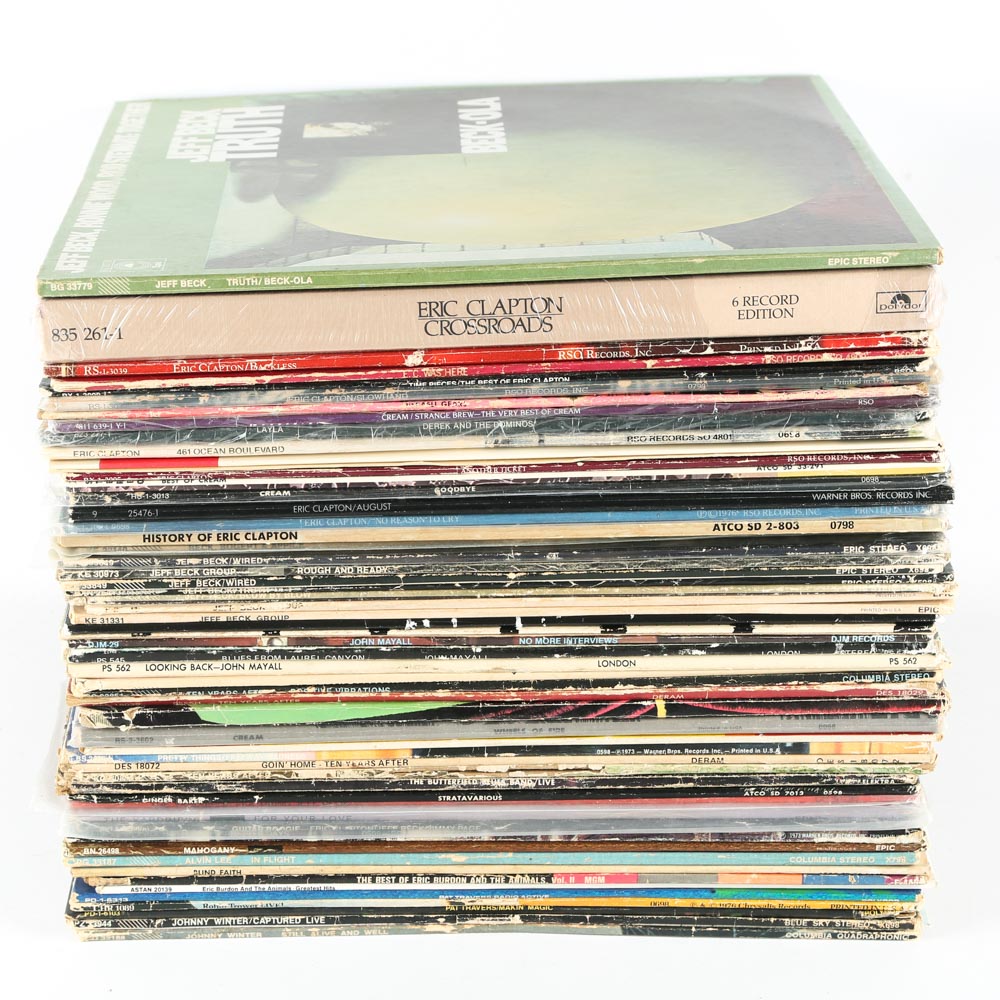 Sealed Eric Clapton Box Set, Jeff Beck and Other British Blues