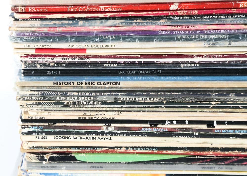 Sealed Eric Clapton Box Set, Jeff Beck and Other British Blues