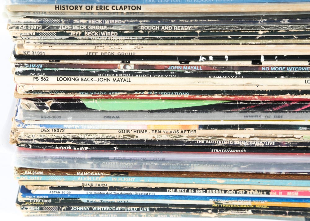 Sealed Eric Clapton Box Set, Jeff Beck and Other British Blues