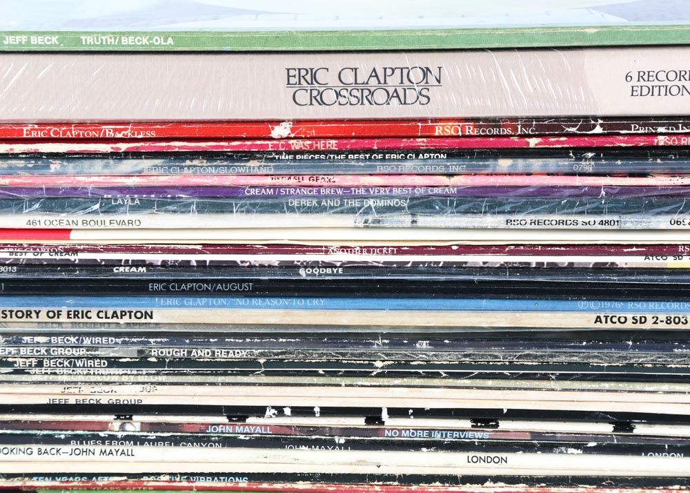 Sealed Eric Clapton Box Set, Jeff Beck and Other British Blues