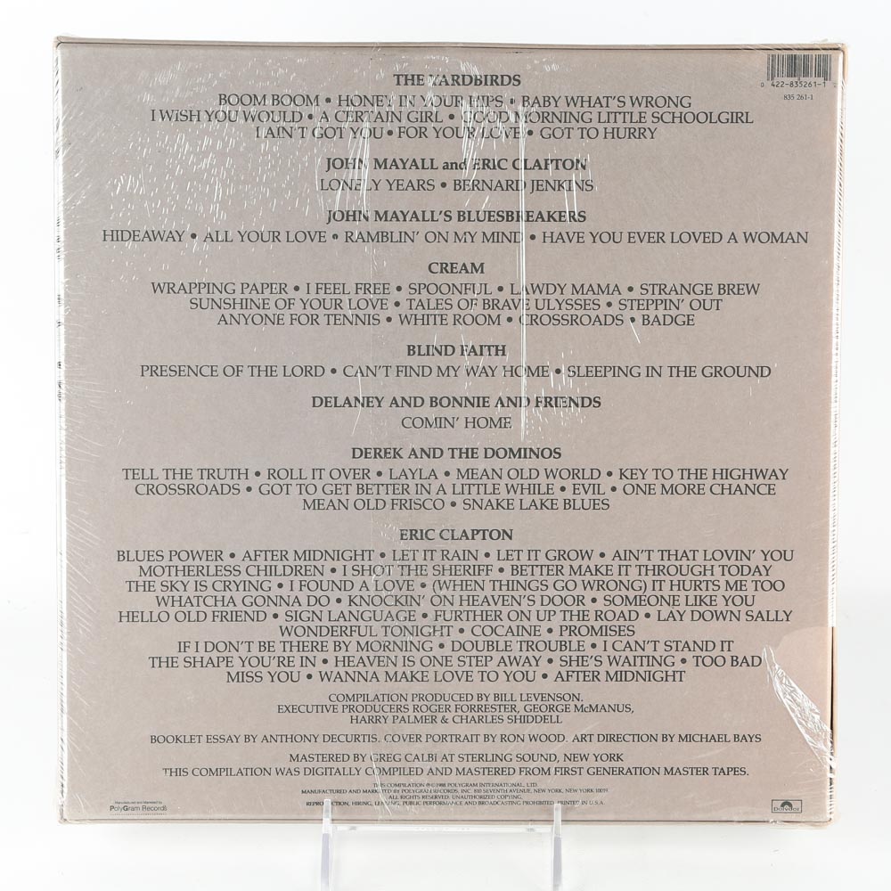 Sealed Eric Clapton Box Set, Jeff Beck and Other British Blues