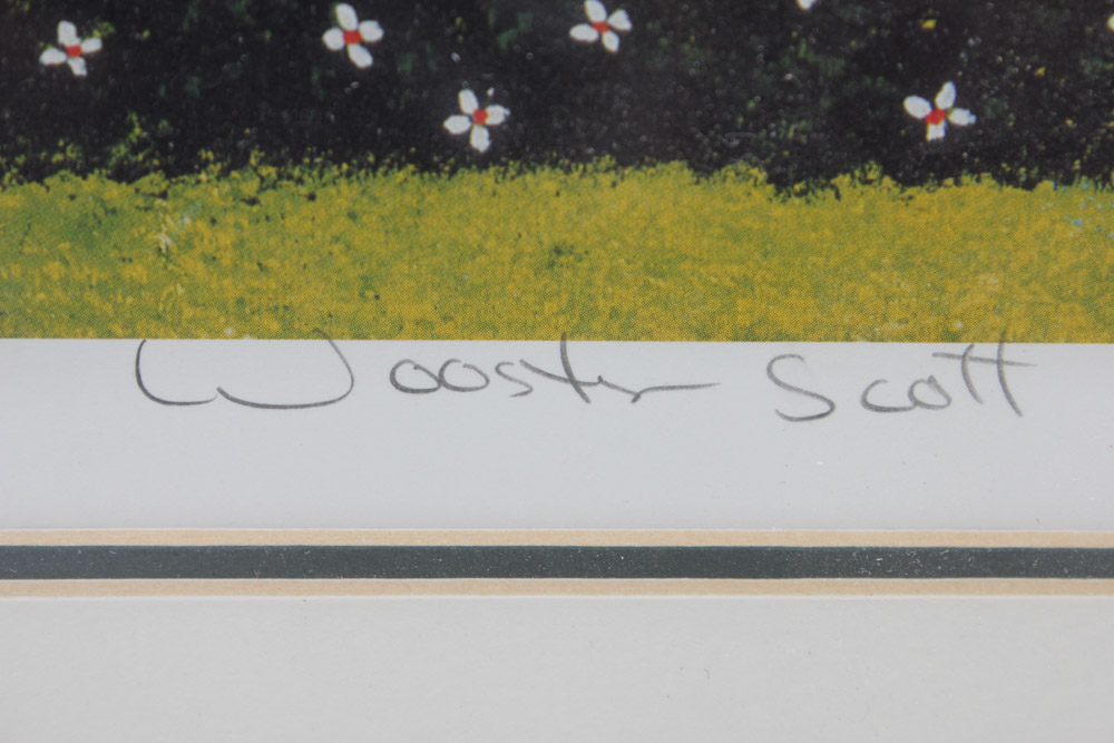 Jane Wooster Scott Offset Lithograph "Memories Past"