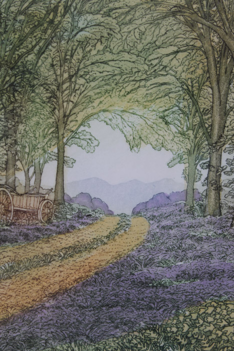 Stephan Whittle Intaglio Prints "The Beechwood Path" and "The Edge of the Wood"