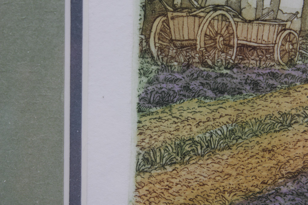 Stephan Whittle Intaglio Prints "The Beechwood Path" and "The Edge of the Wood"