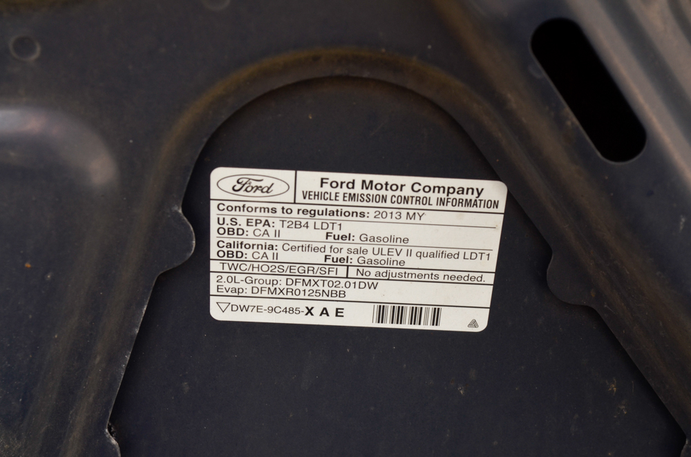 2013 Dark Blue Ford Transit Connect RSC