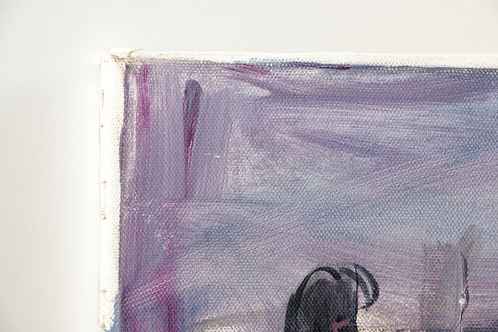 B.B. Hall Oil Painting Diptych on Canvas "Guarding the Harem"