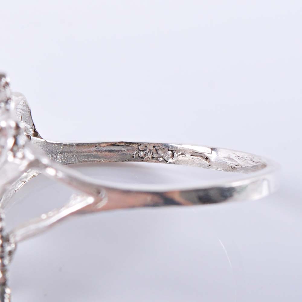 Sterling Silver Hummingbird Tourmaline and Ruby Ring