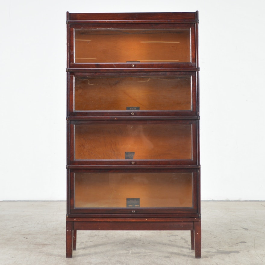 Antique Barrister Bookcase by Baker Office Furniture Co.