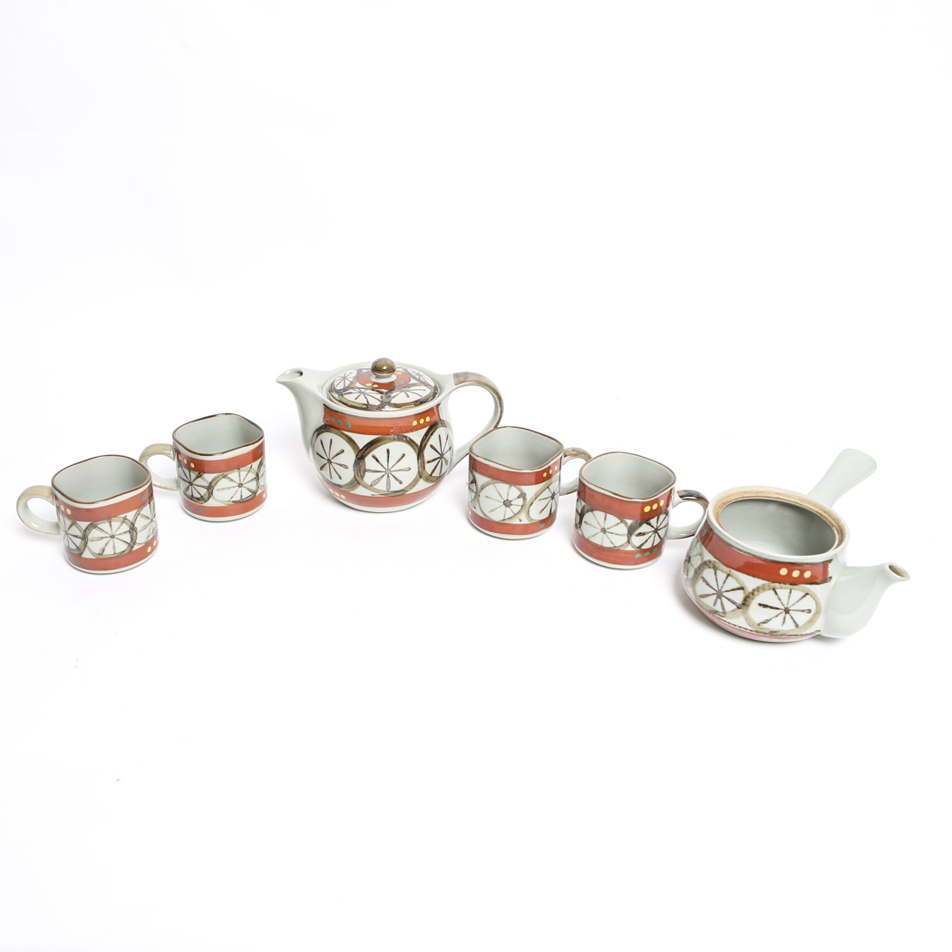 Hand Painted Tea Set