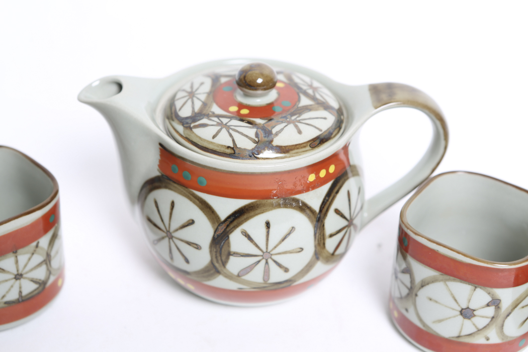 Hand Painted Tea Set