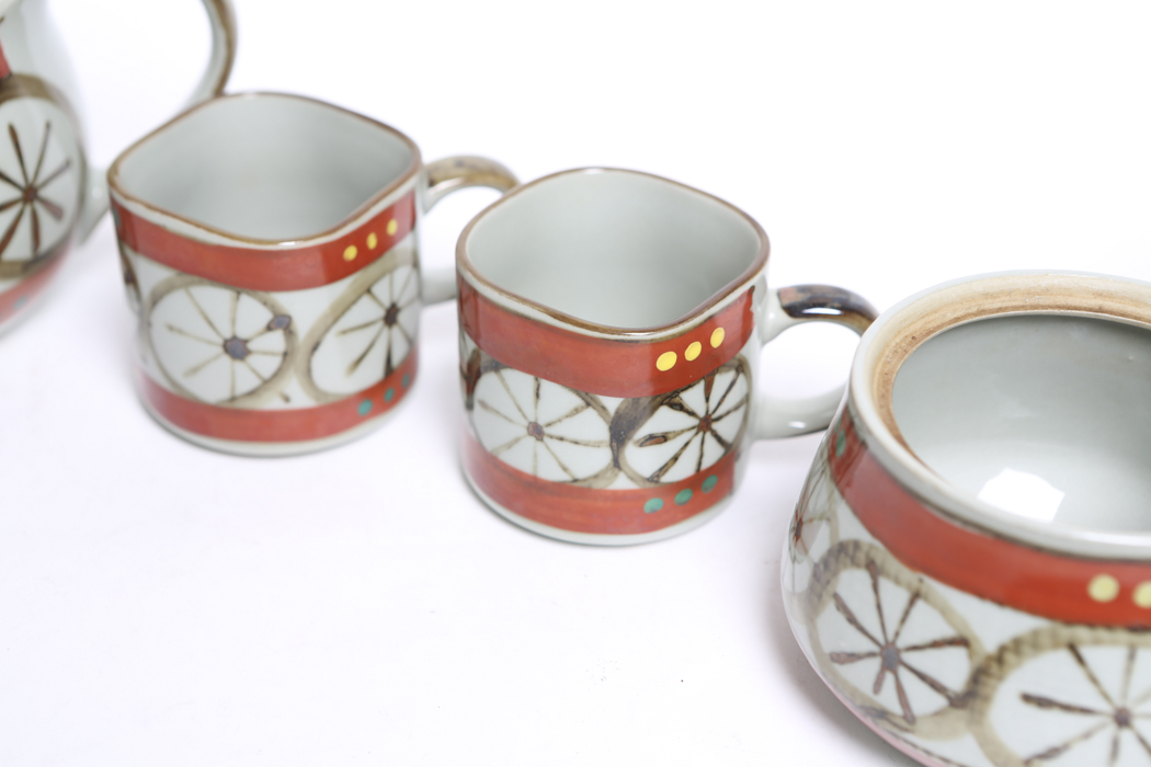 Hand Painted Tea Set