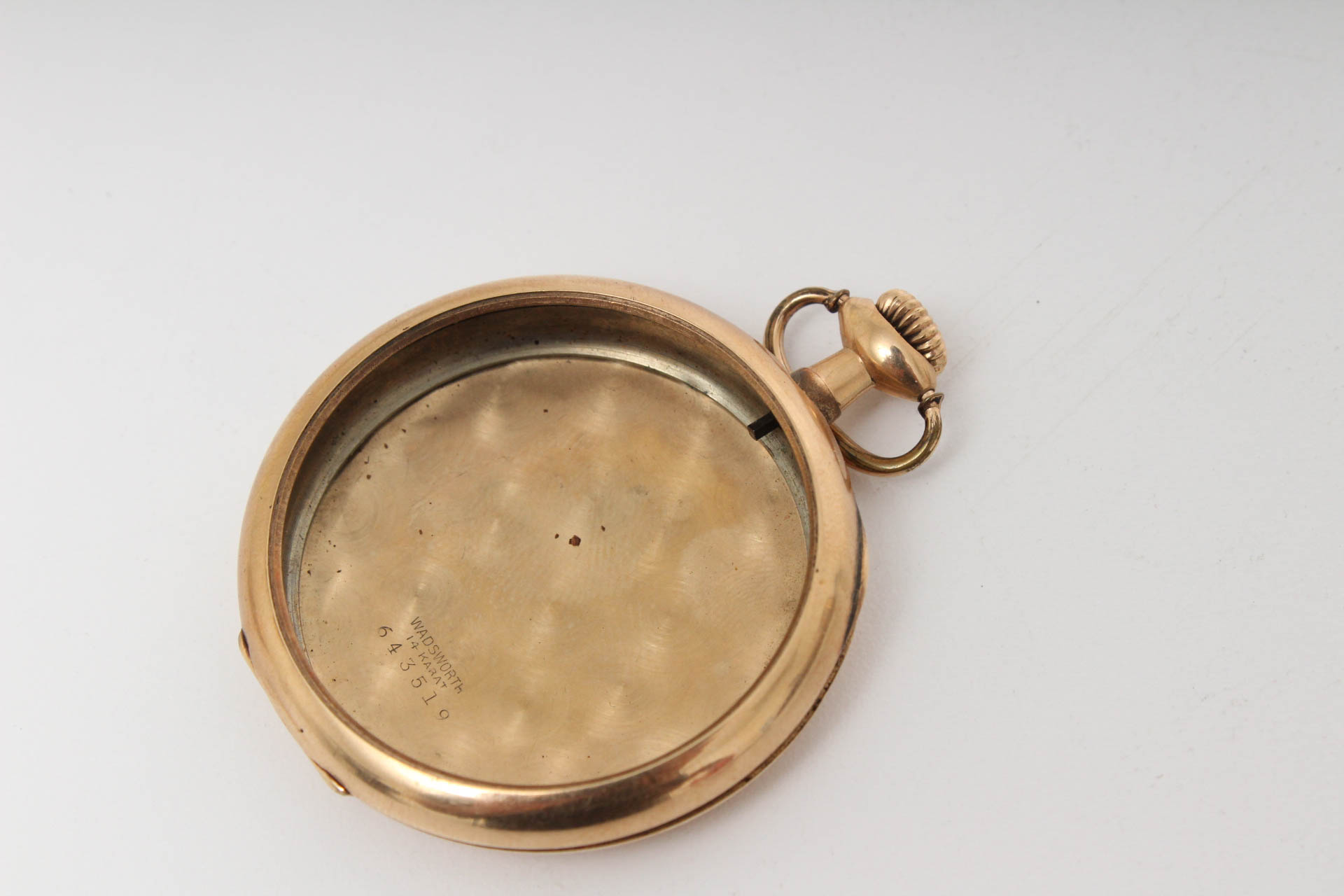 Two 14K Yellow Gold Pocket Watch Cases