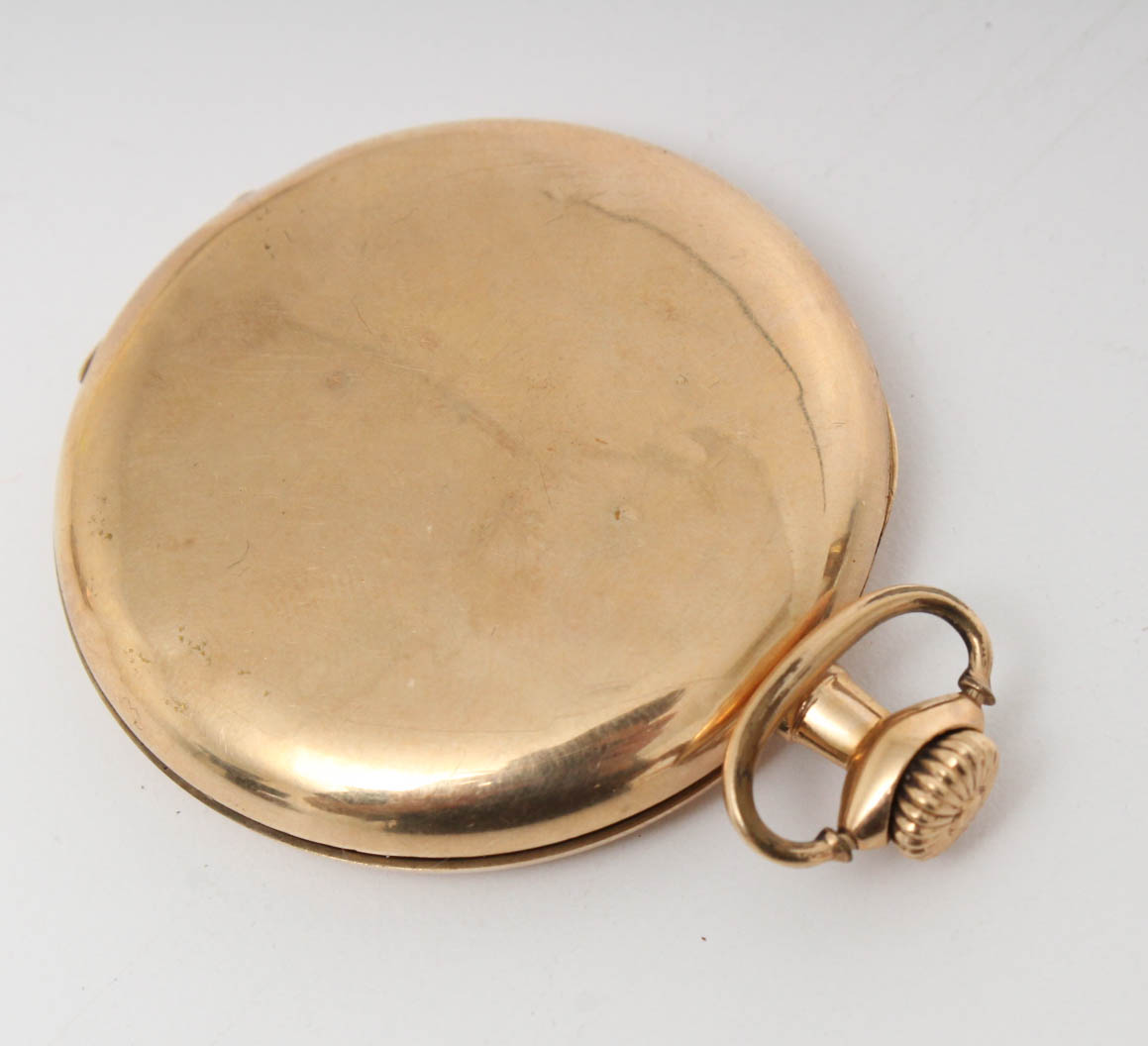 Two 14K Yellow Gold Pocket Watch Cases