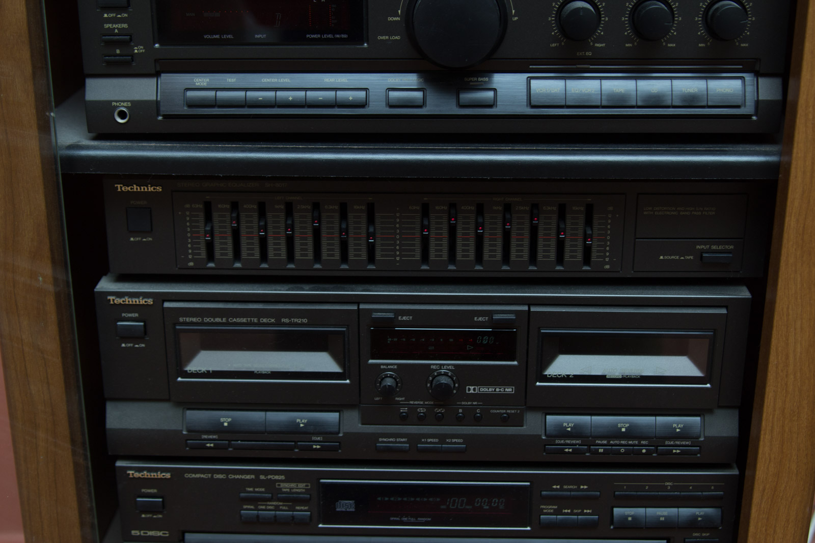 Technics Receiver, Other Stereo Components and Cabinet