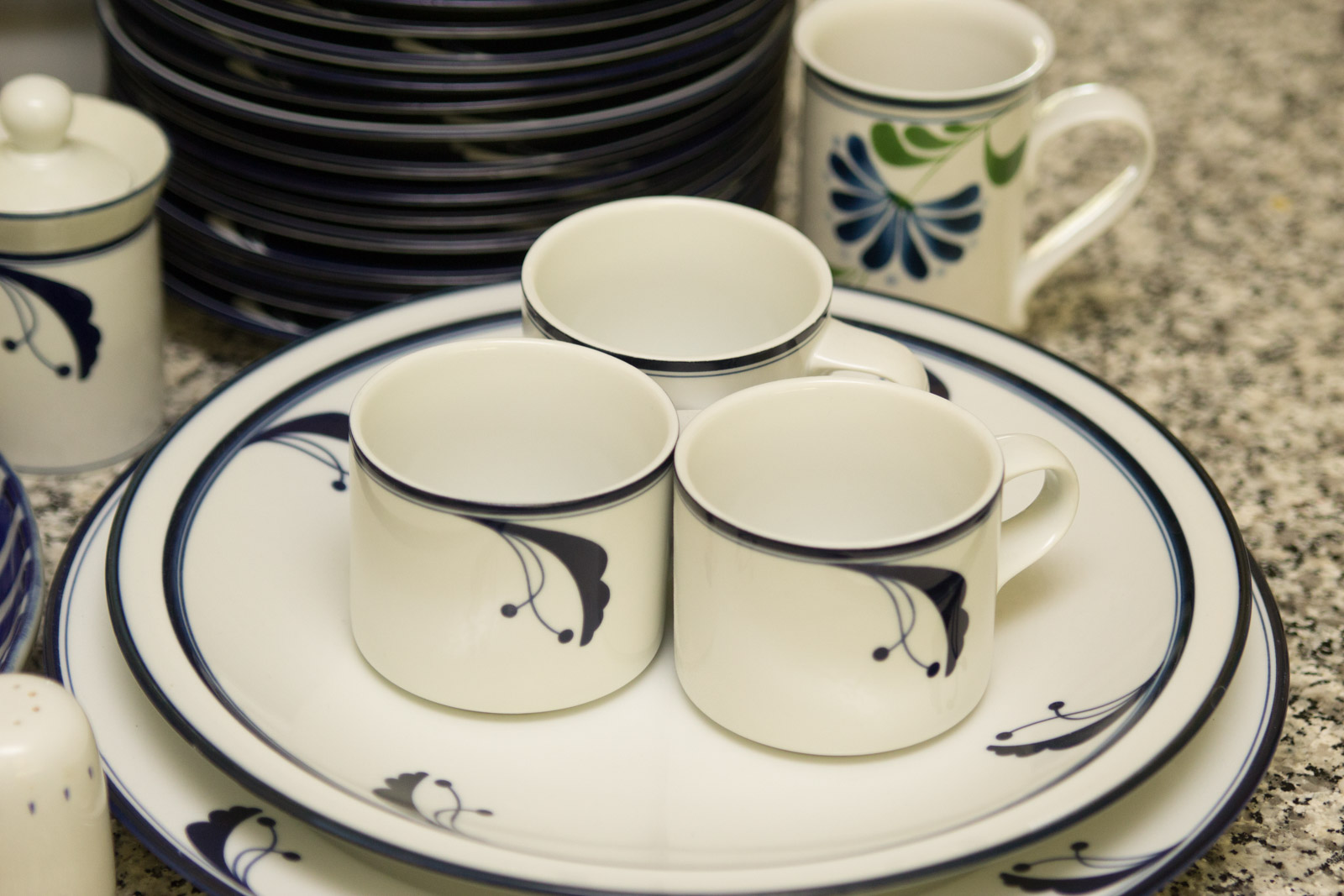 Dansk Tableware Set with Multiple Patterns