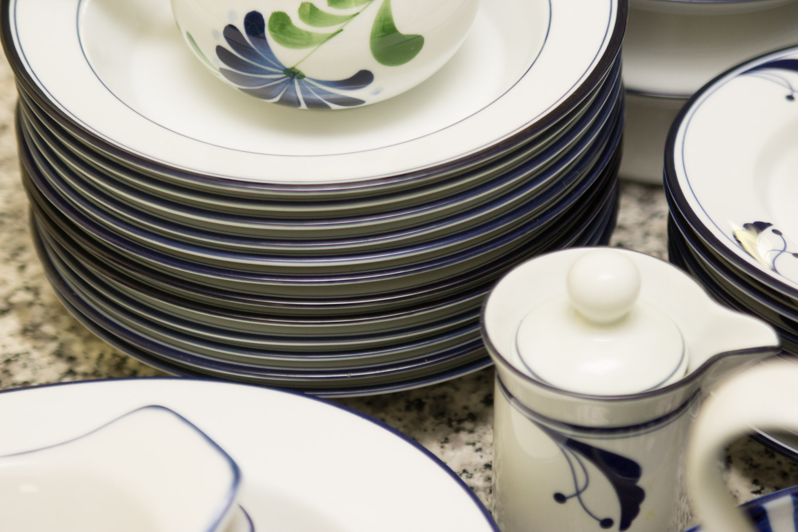 Dansk Tableware Set with Multiple Patterns