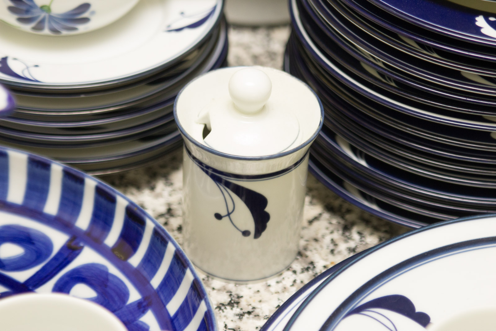 Dansk Tableware Set with Multiple Patterns