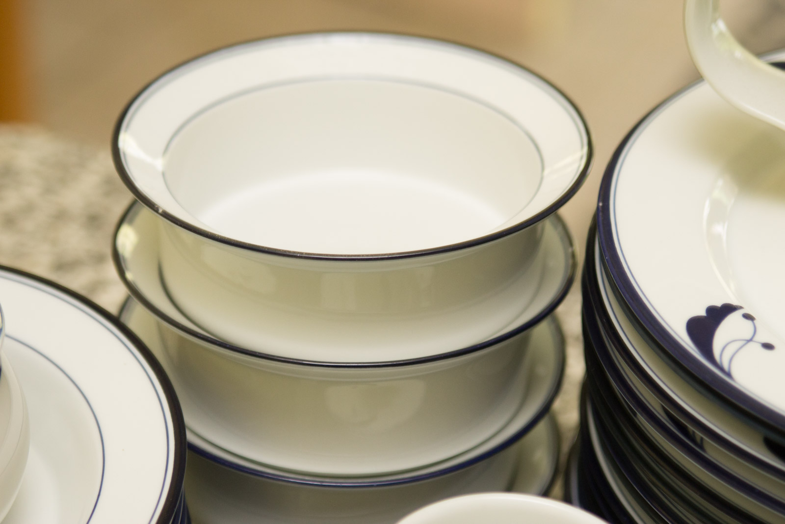 Dansk Tableware Set with Multiple Patterns