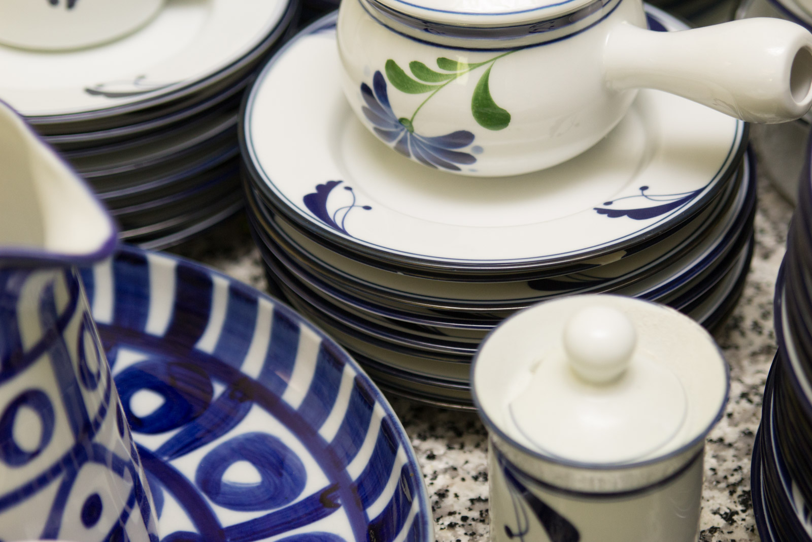 Dansk Tableware Set with Multiple Patterns