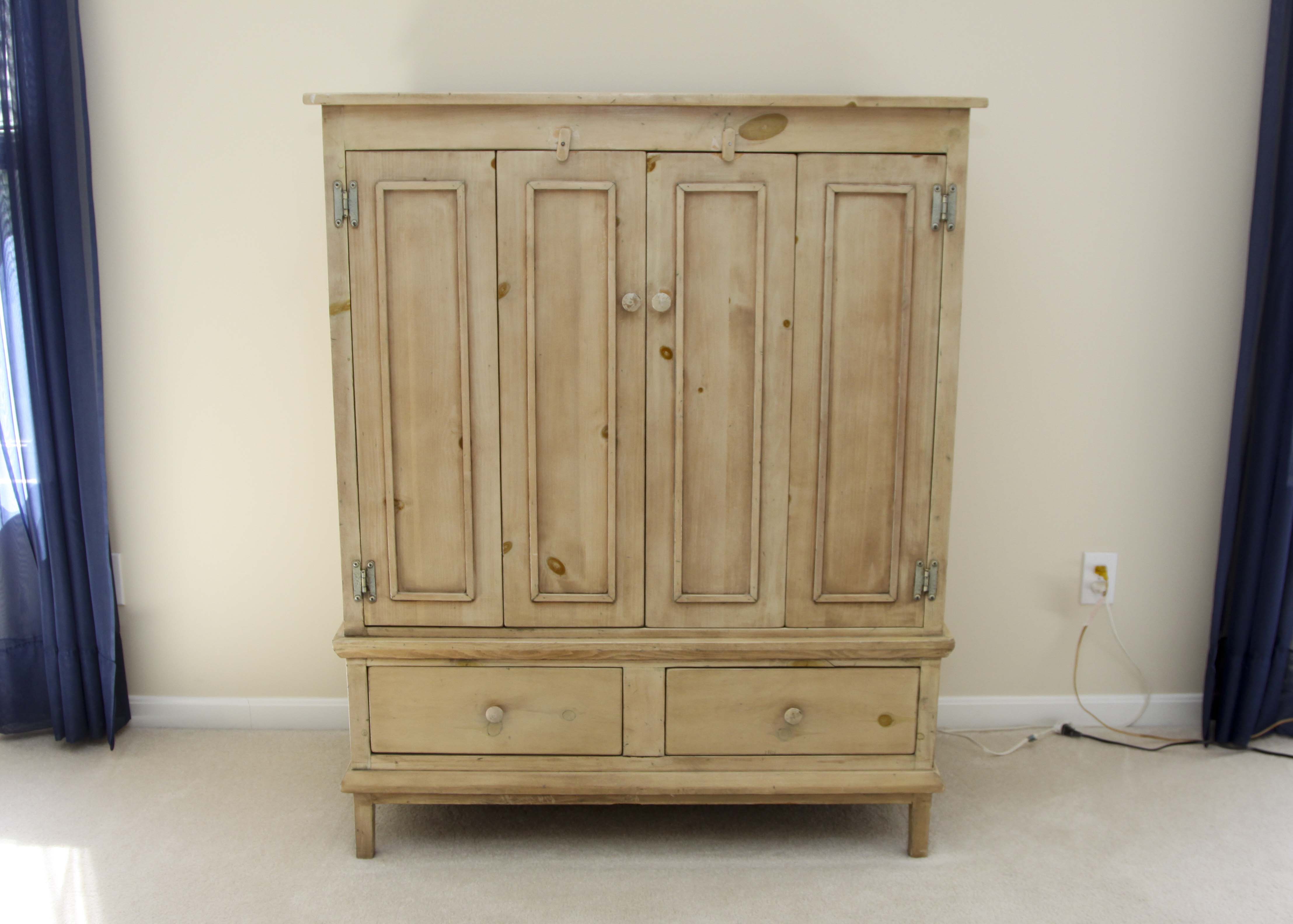 Rustic Pine Wardrobe