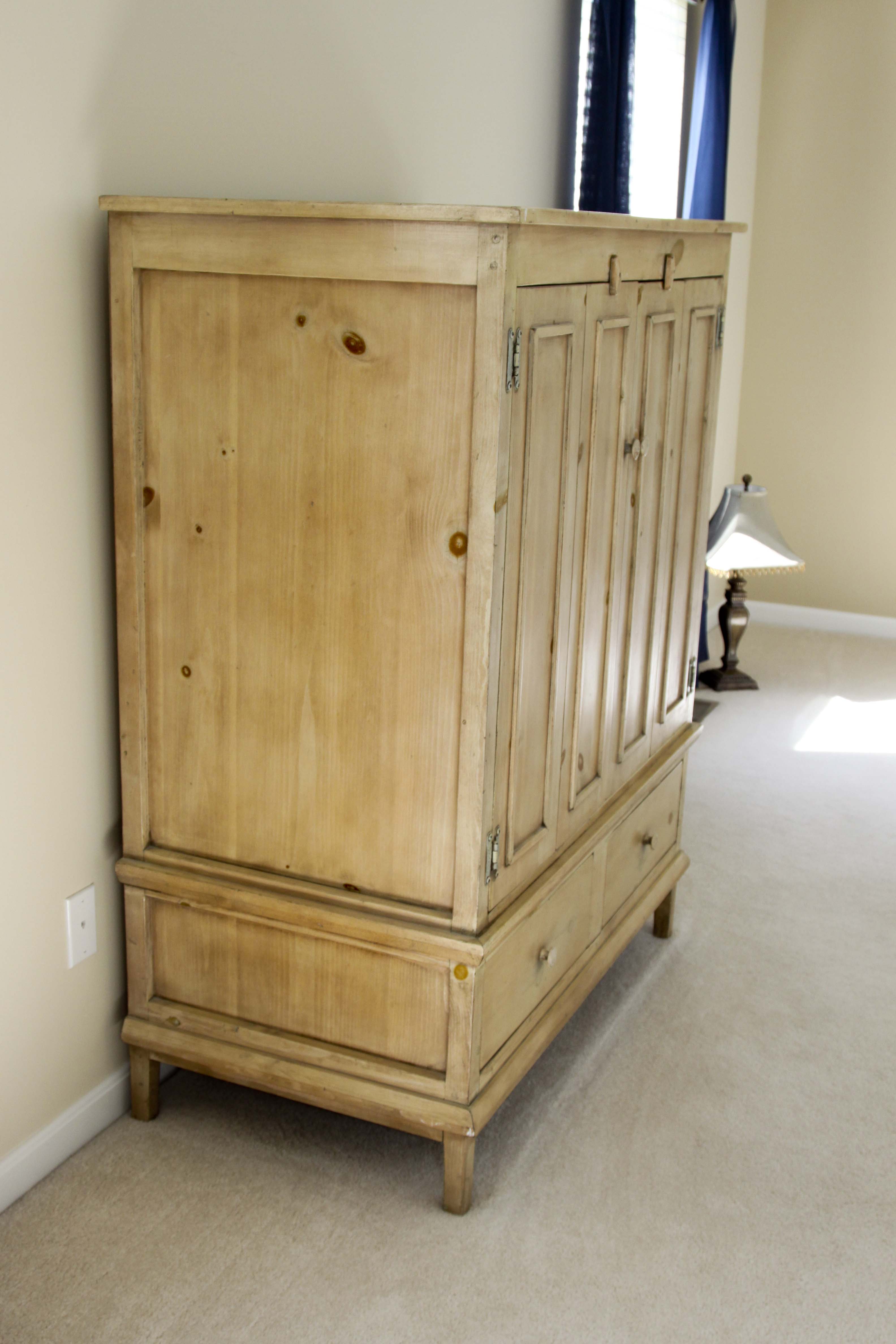 Rustic Pine Wardrobe