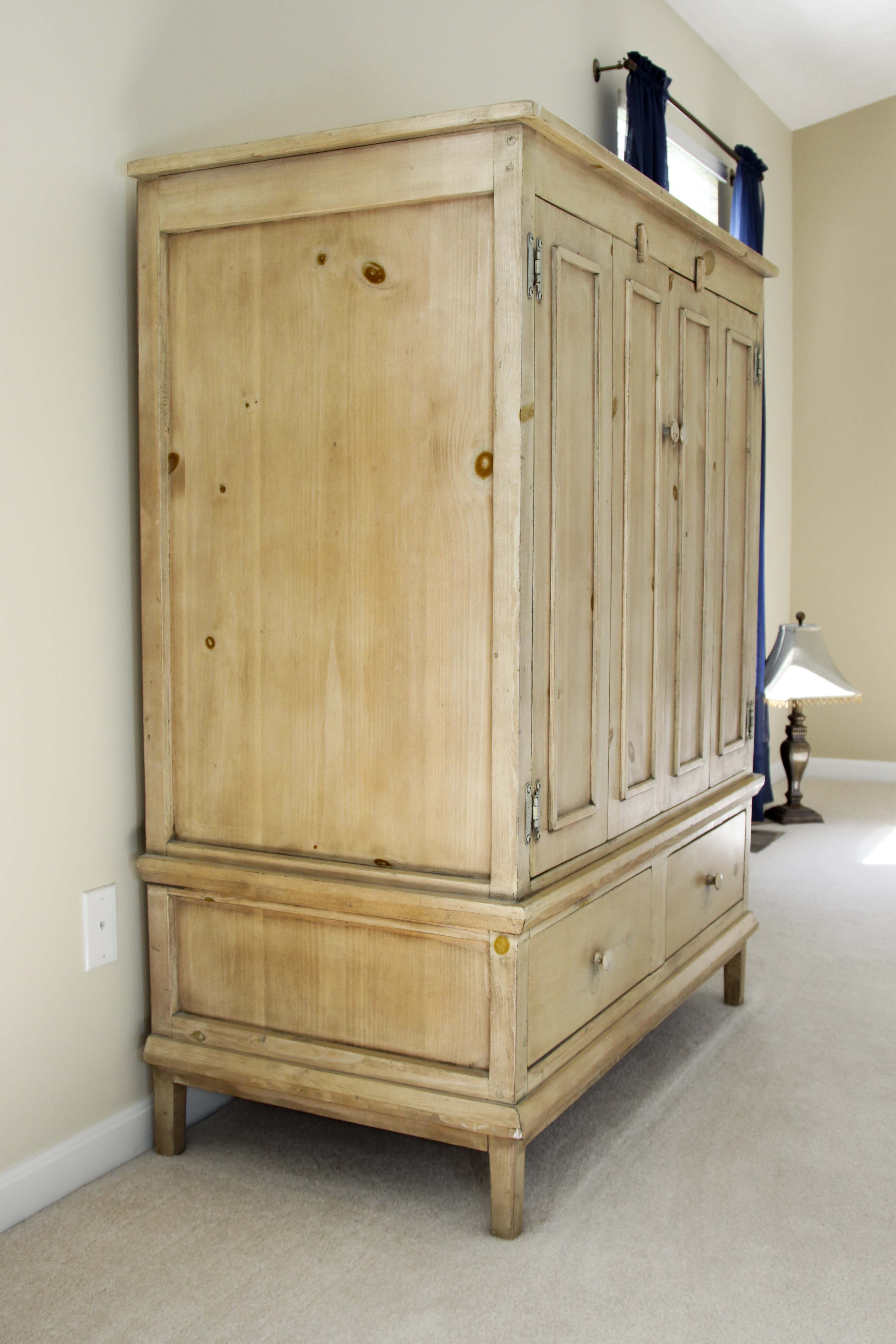 Rustic Pine Wardrobe