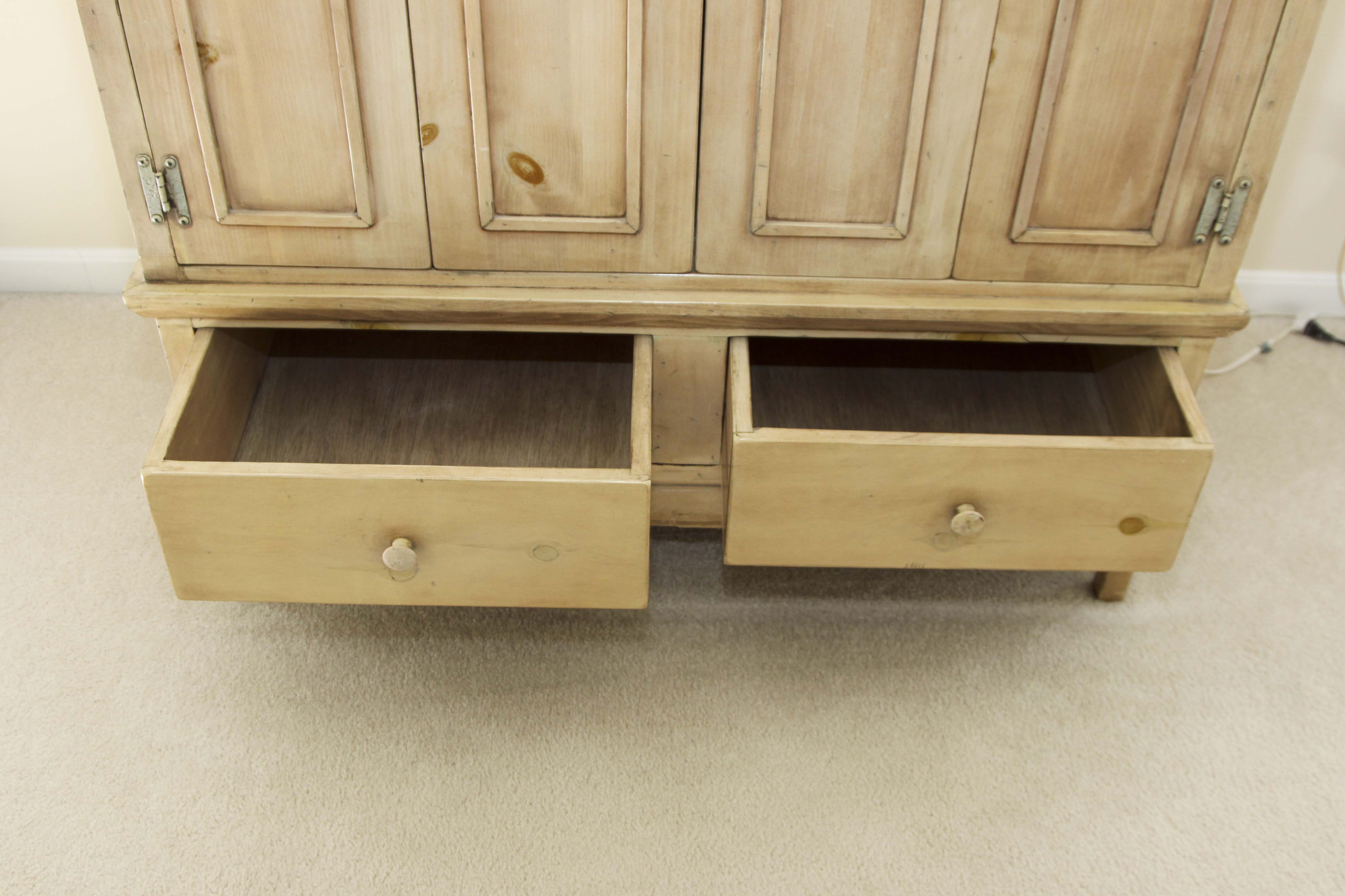 Rustic Pine Wardrobe