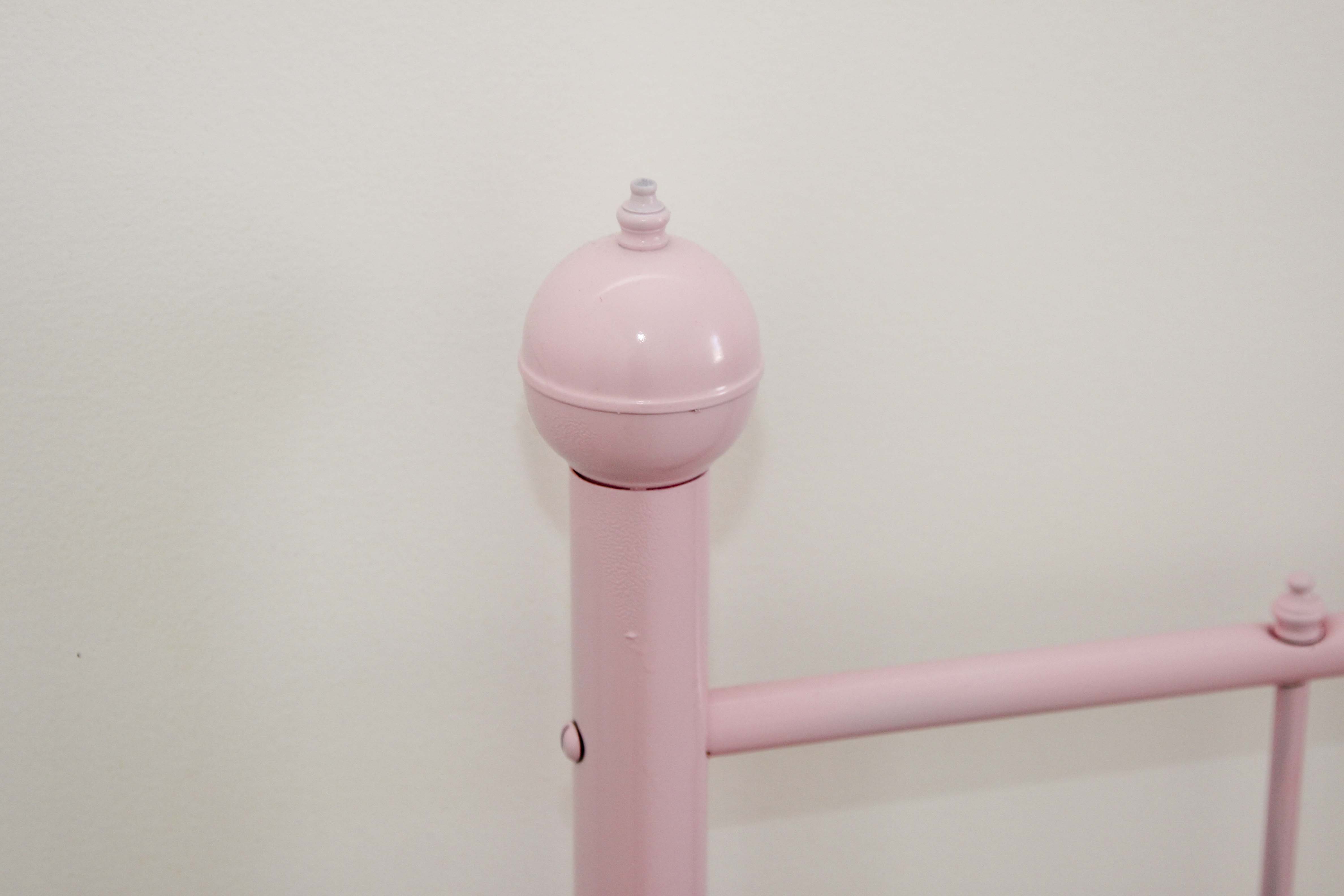 Pink Twin Size Metal Headboard