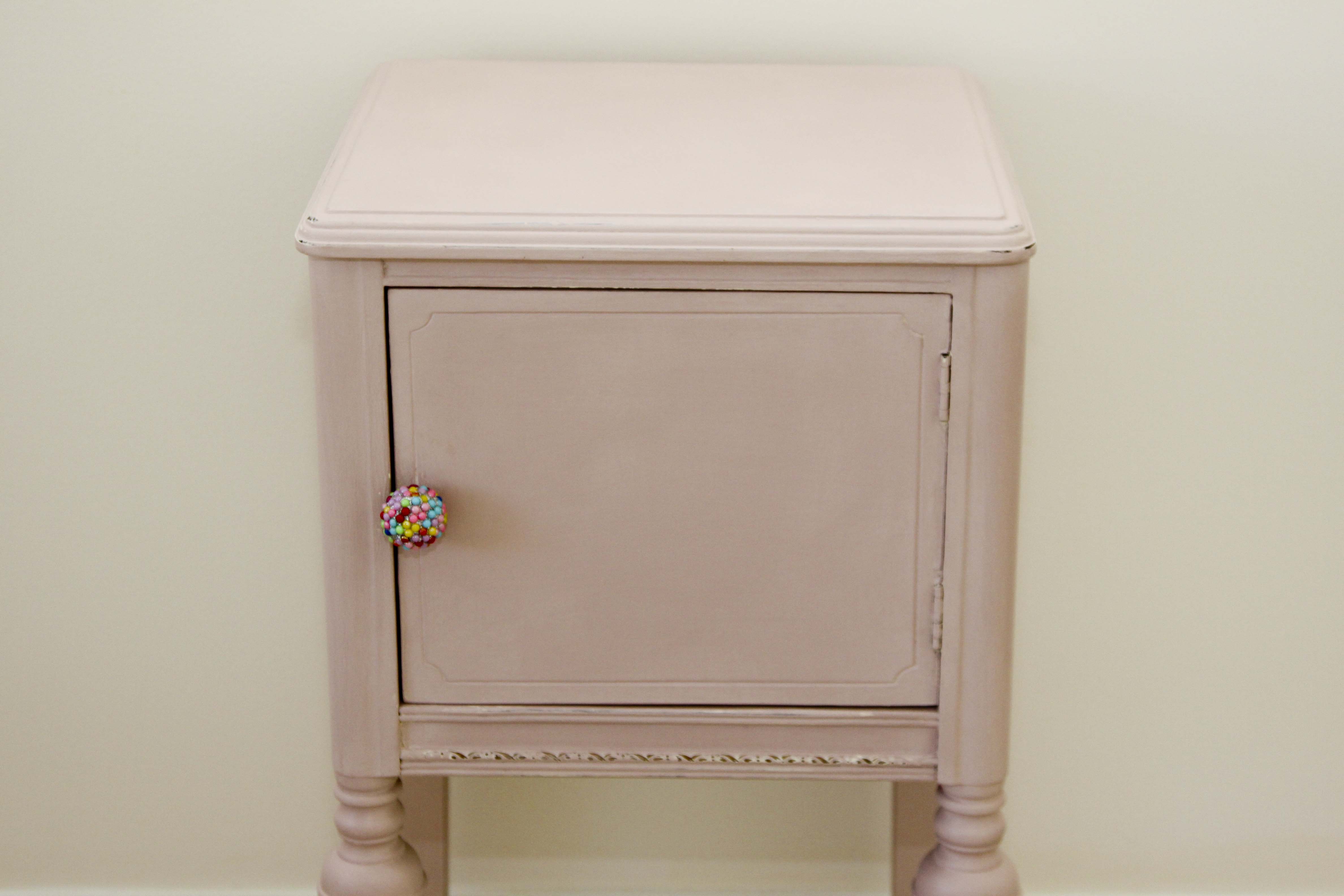 Vintage Painted Accent Table and Doll High Chair