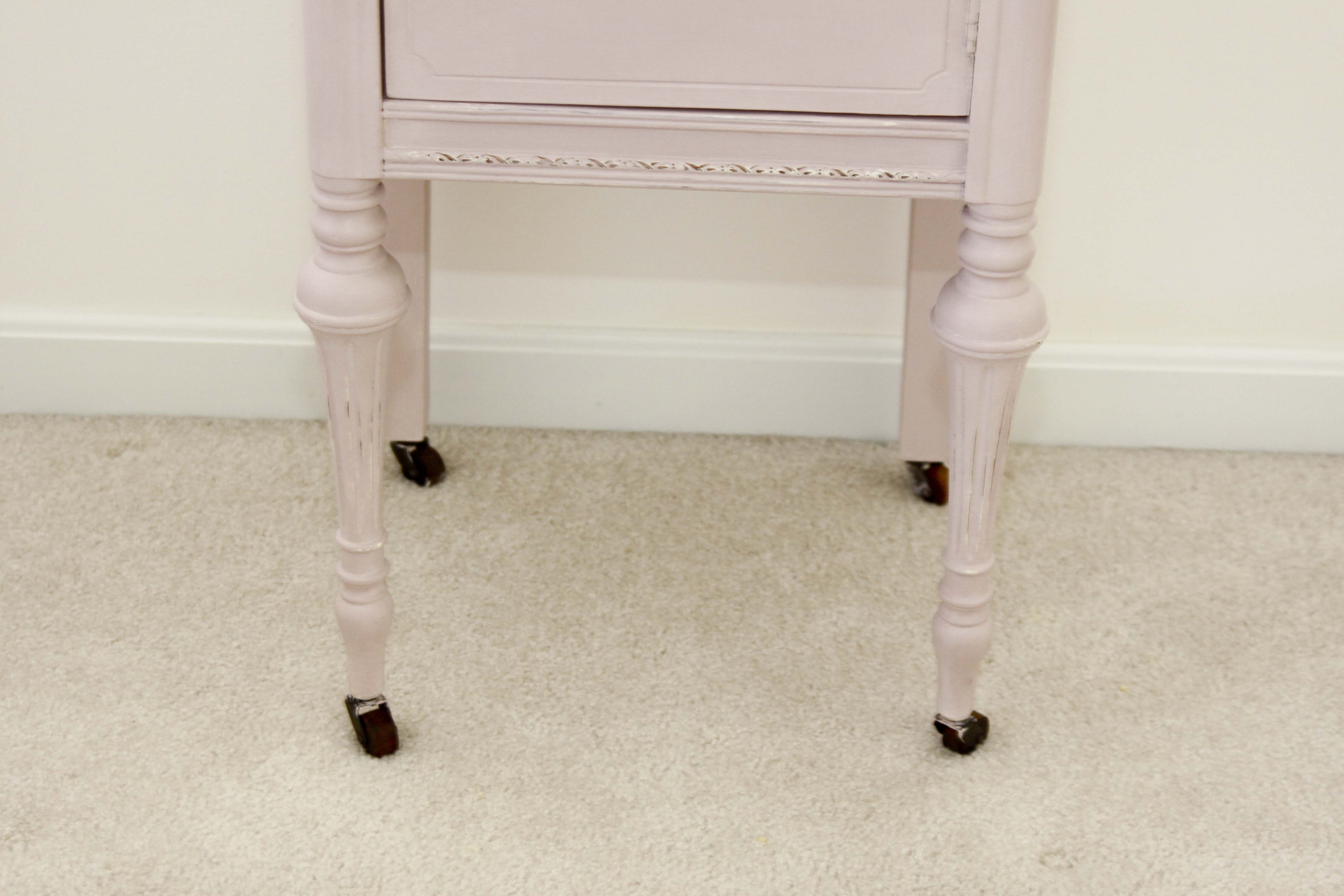 Vintage Painted Accent Table and Doll High Chair