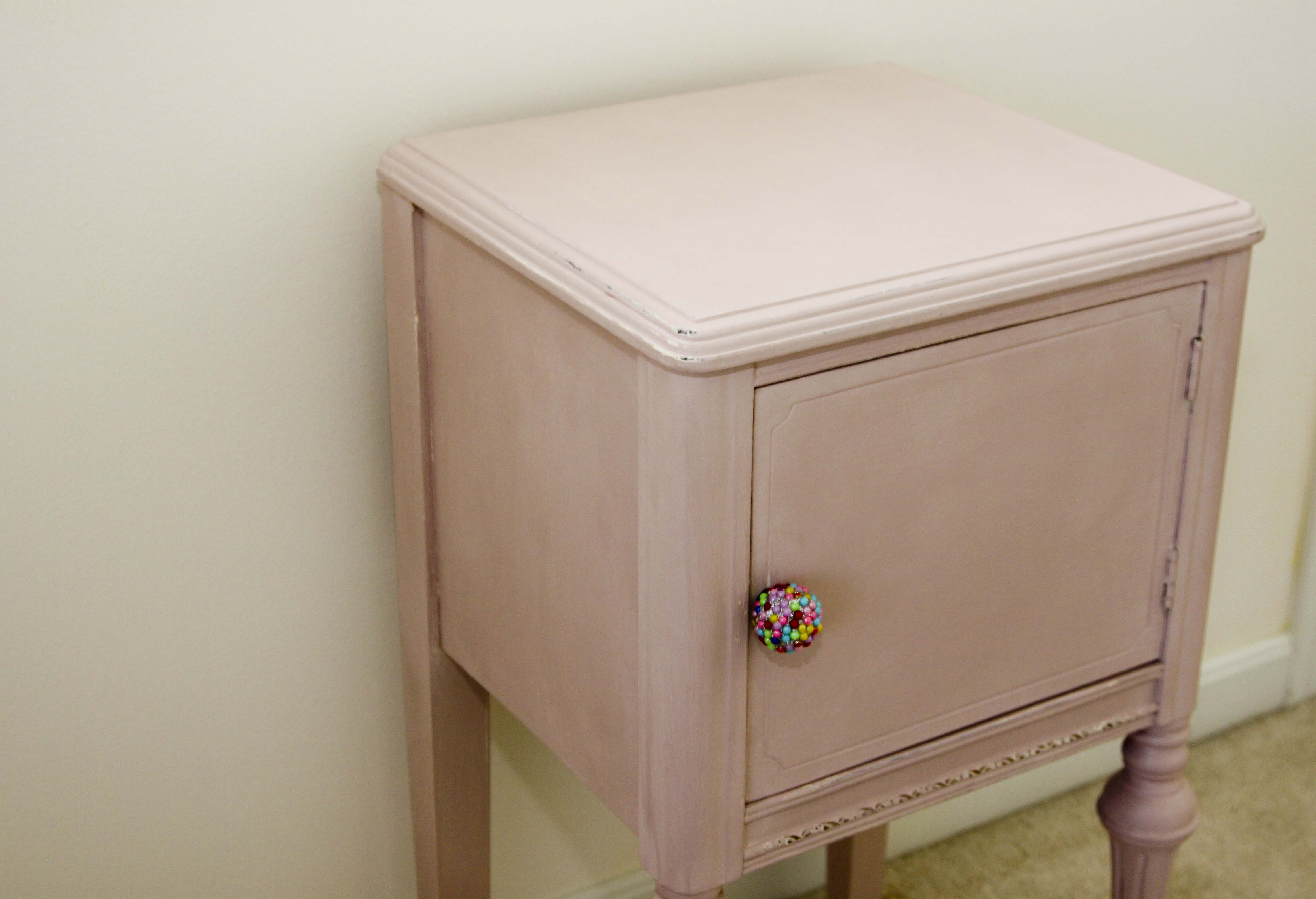 Vintage Painted Accent Table and Doll High Chair