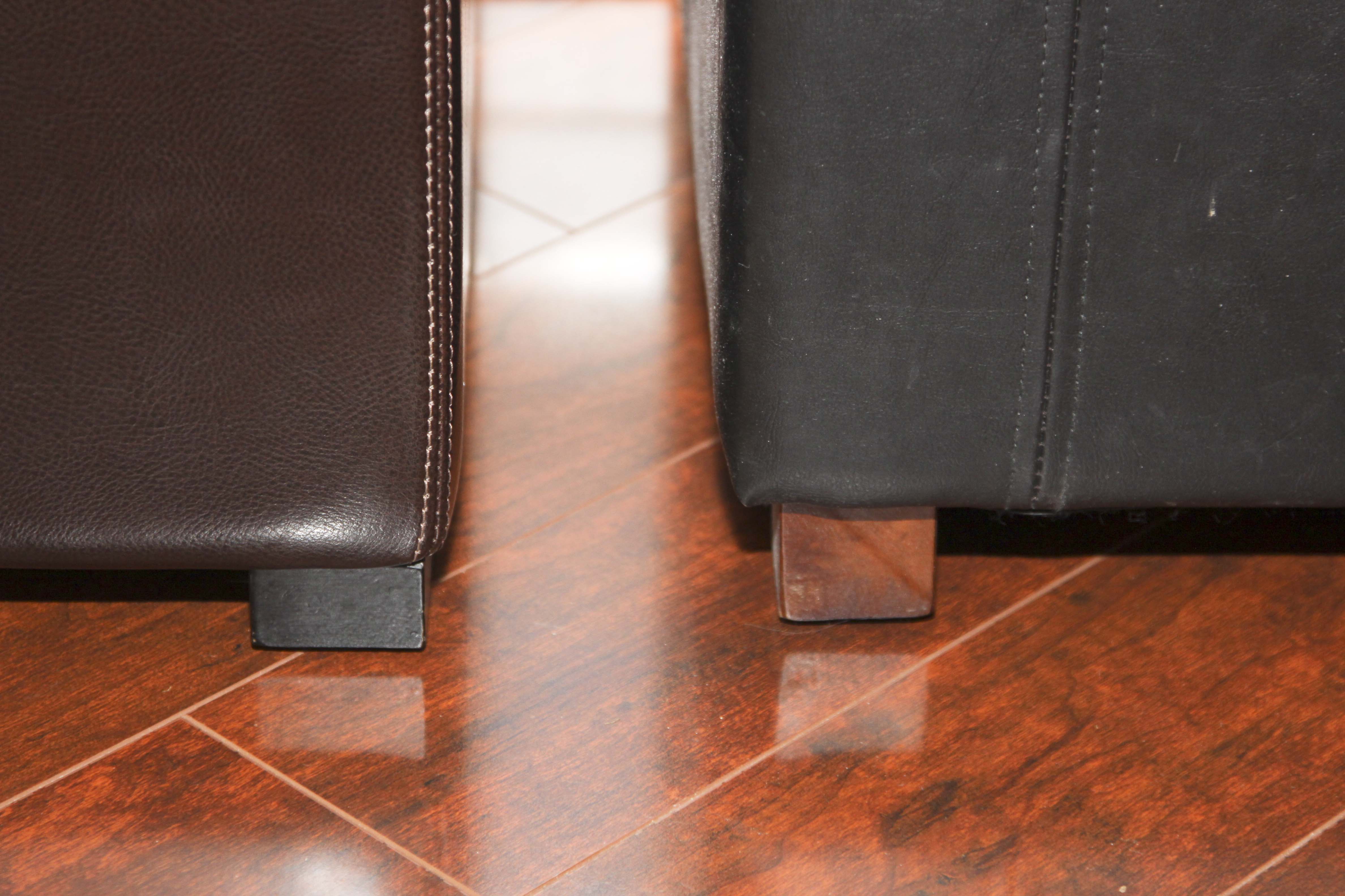 Coffee Table and Two Storage Ottomans