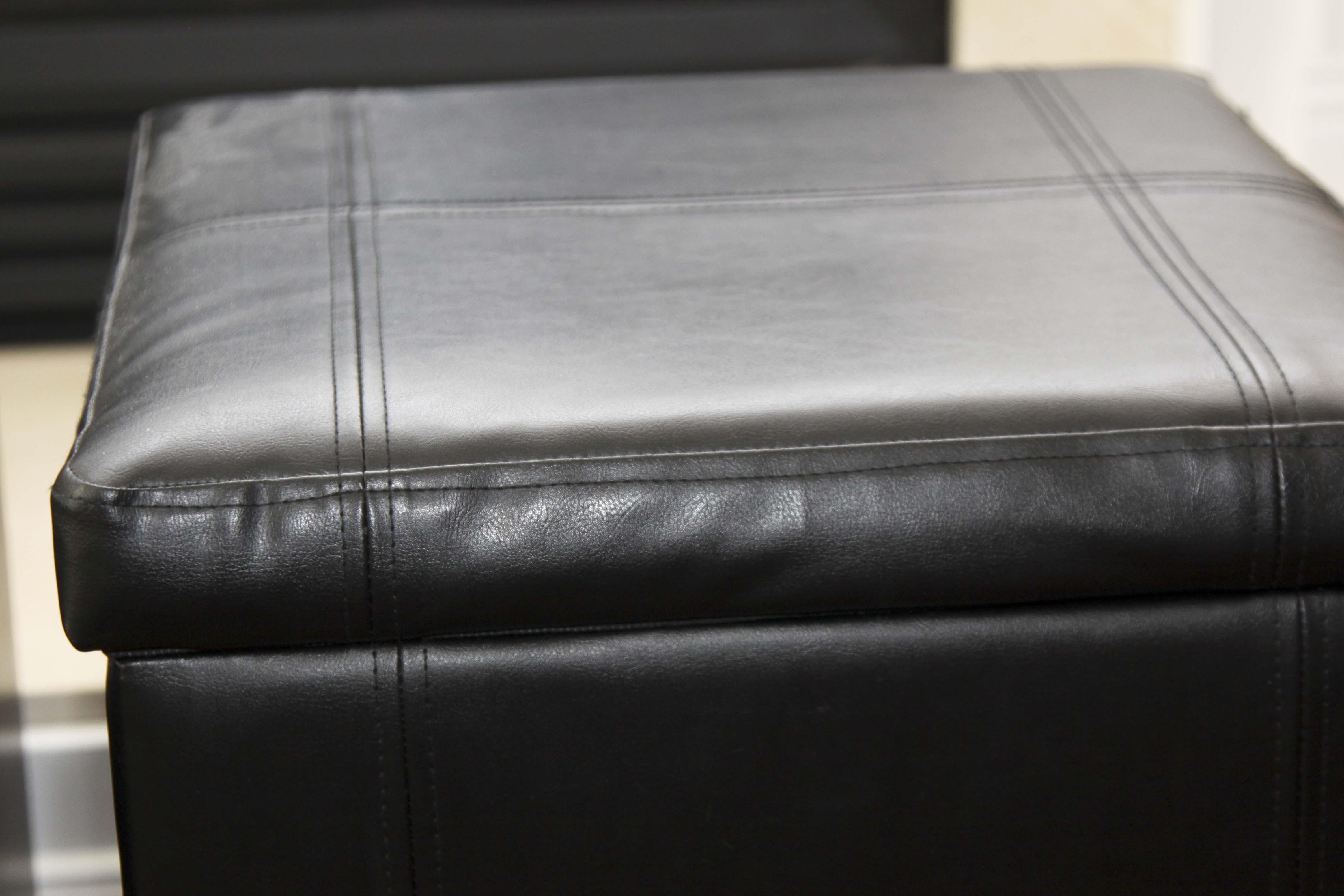 Coffee Table and Two Storage Ottomans