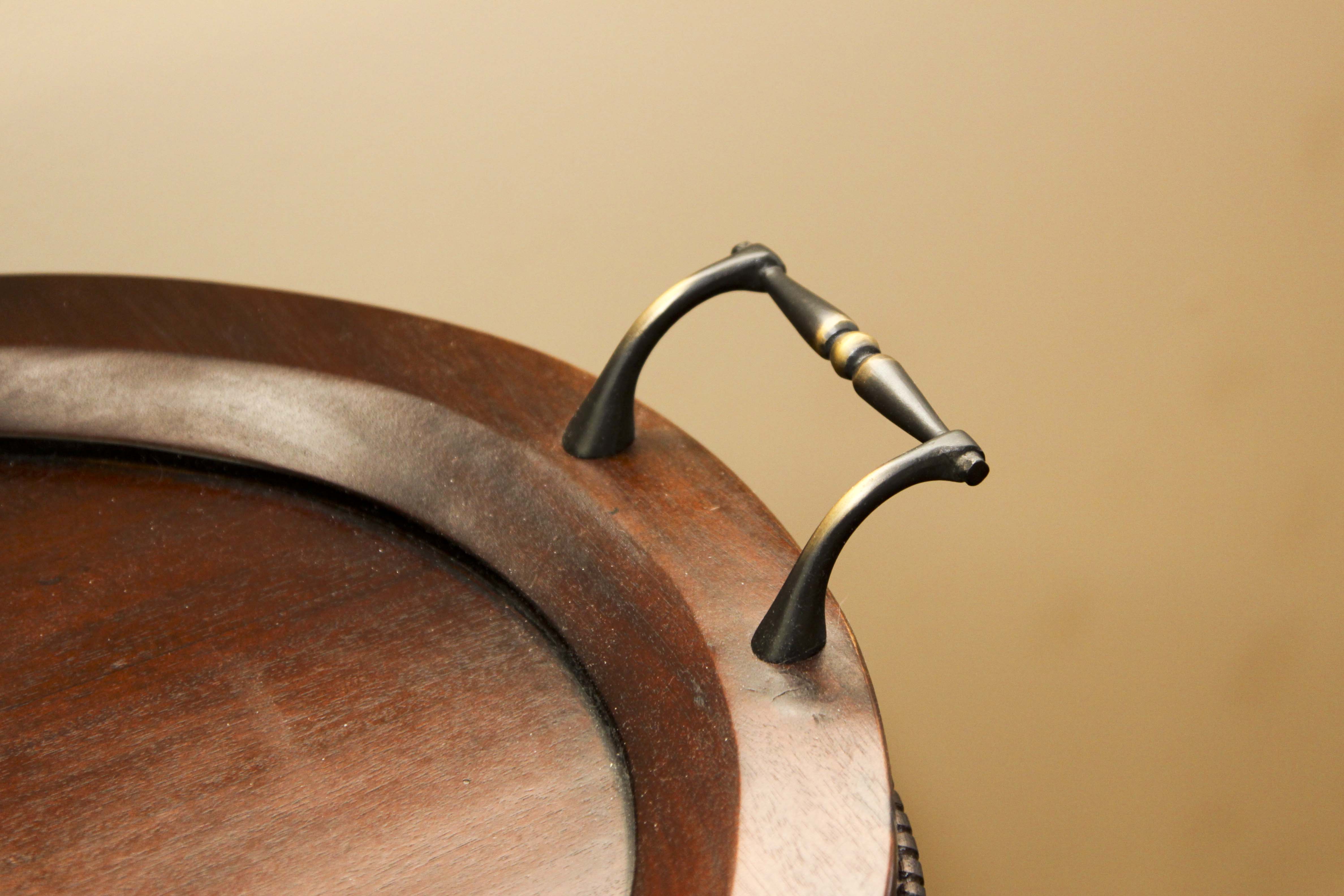 Oval Vitrine With Tea Tray by Arhaus Furniture