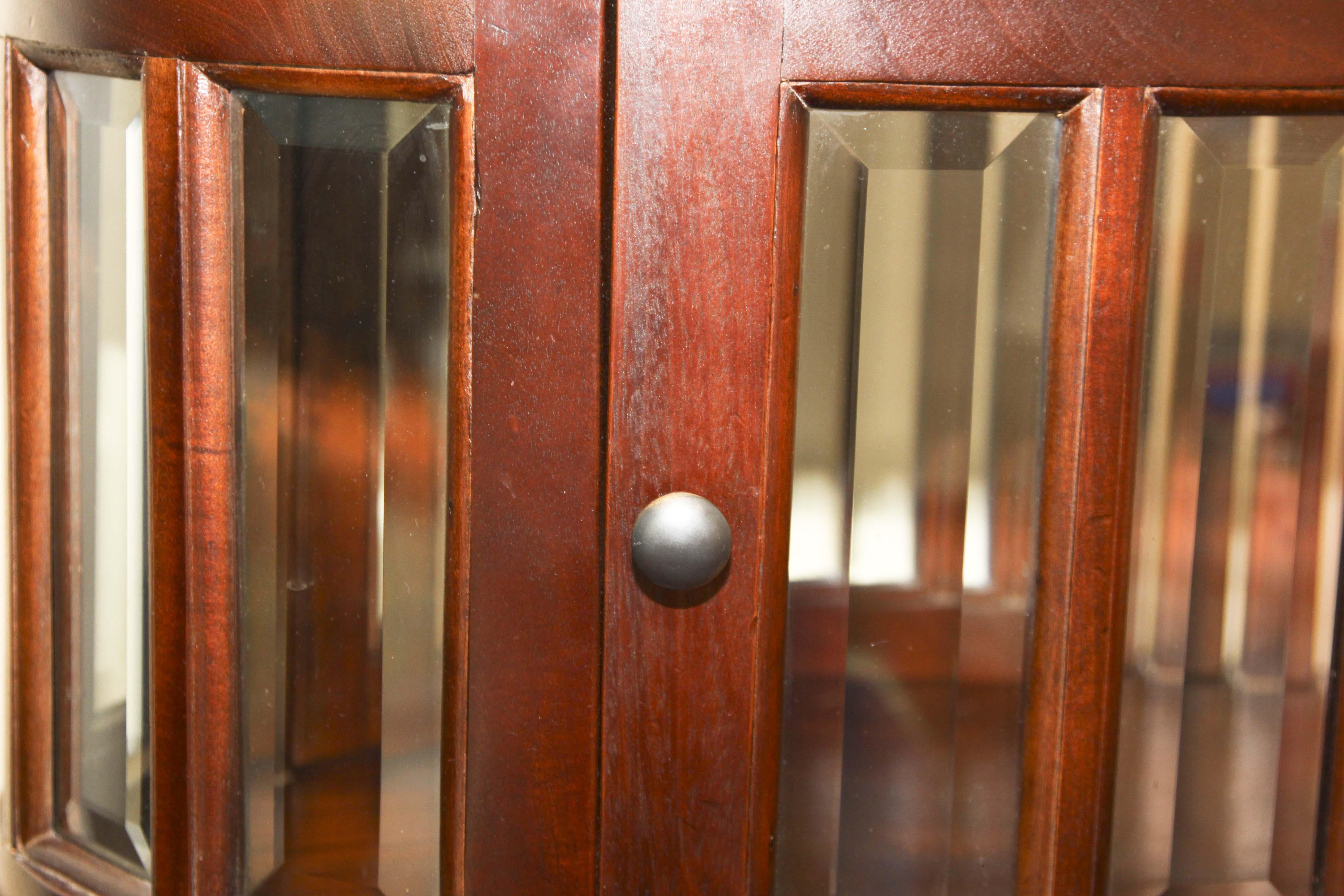 Oval Vitrine With Tea Tray by Arhaus Furniture