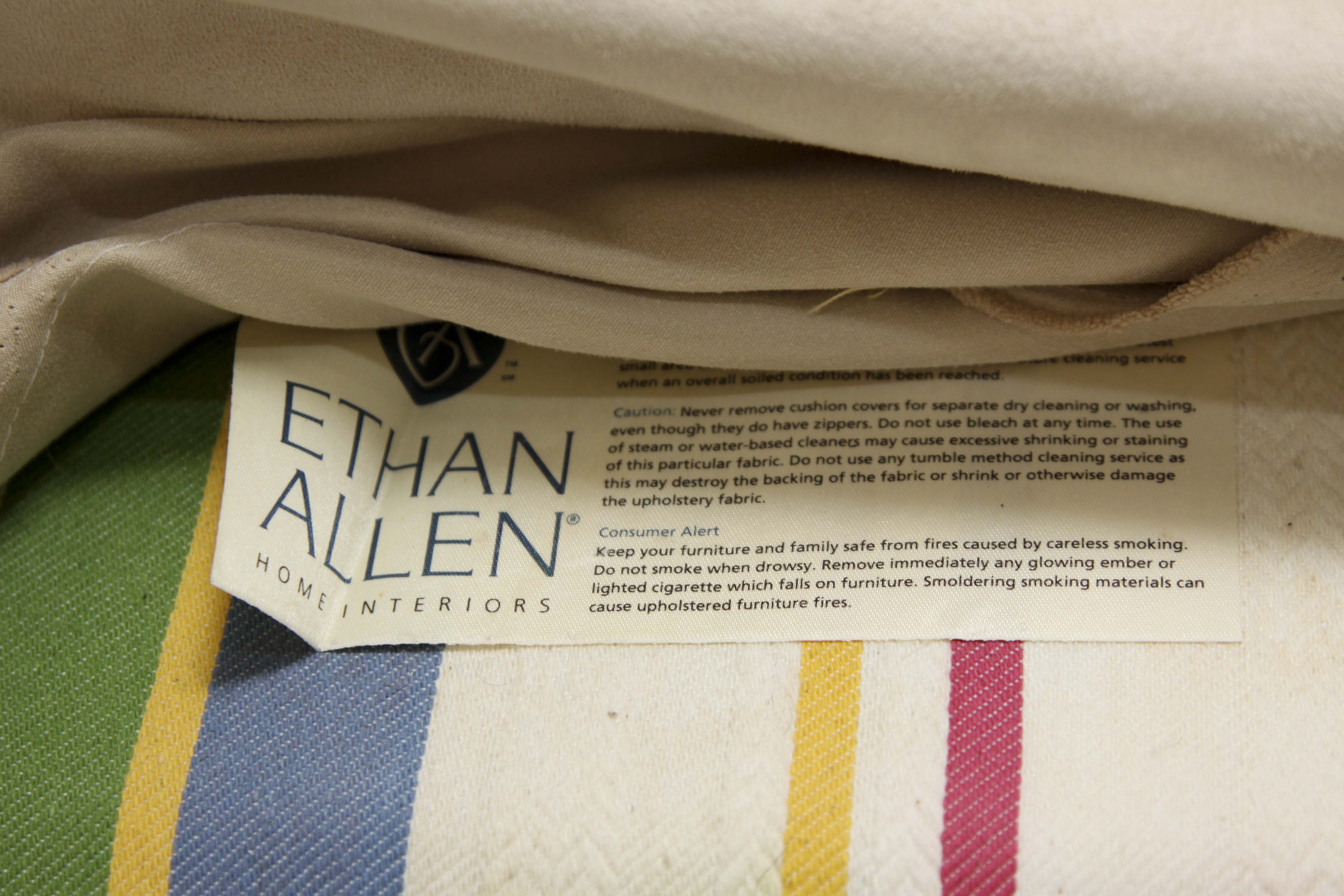 Slip Covered Love Seat by Ethan Allen