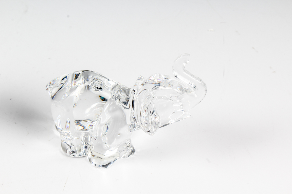 Waterford Crystal Elephant Figurines