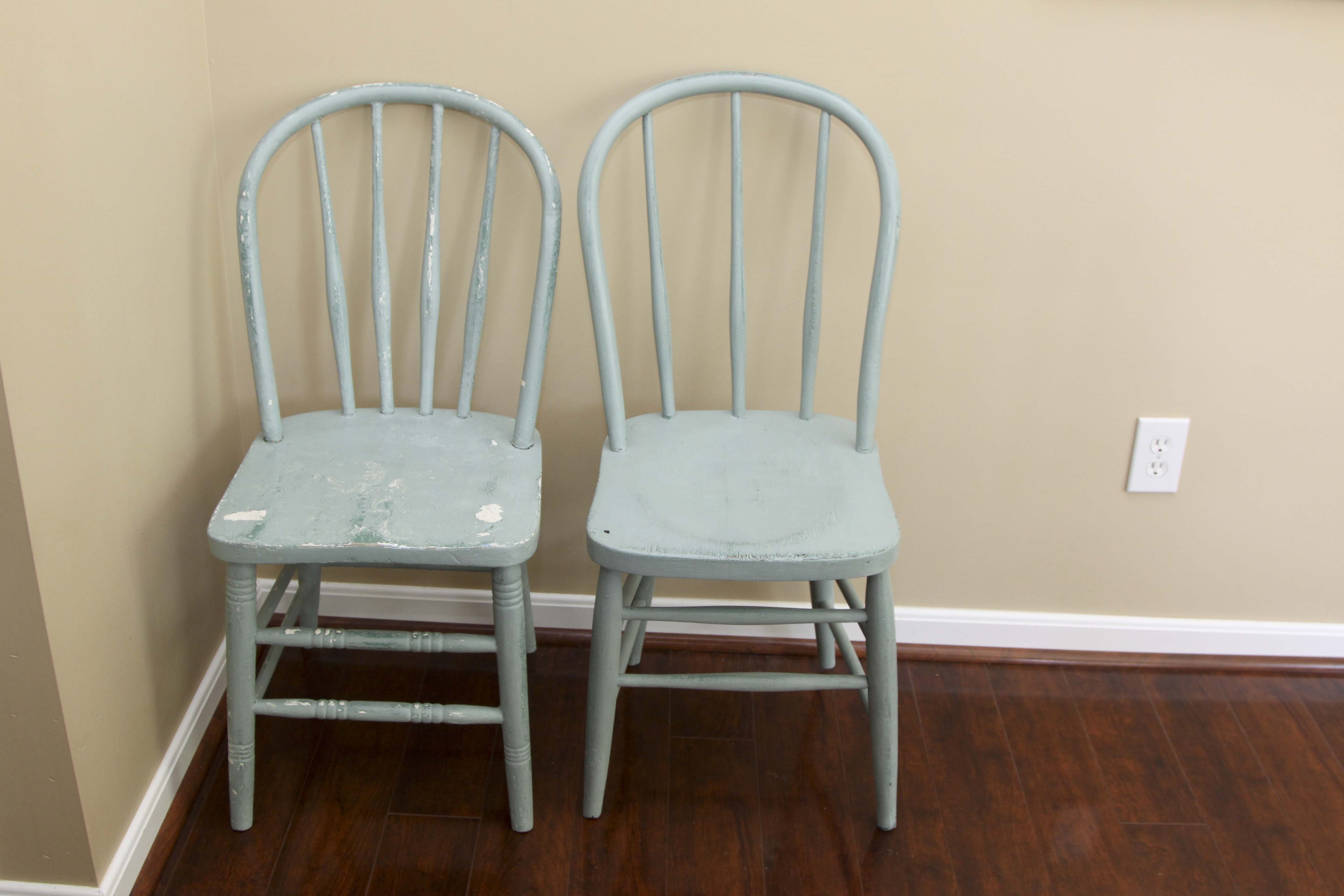 Vintage Painted Bentwood Style Chairs