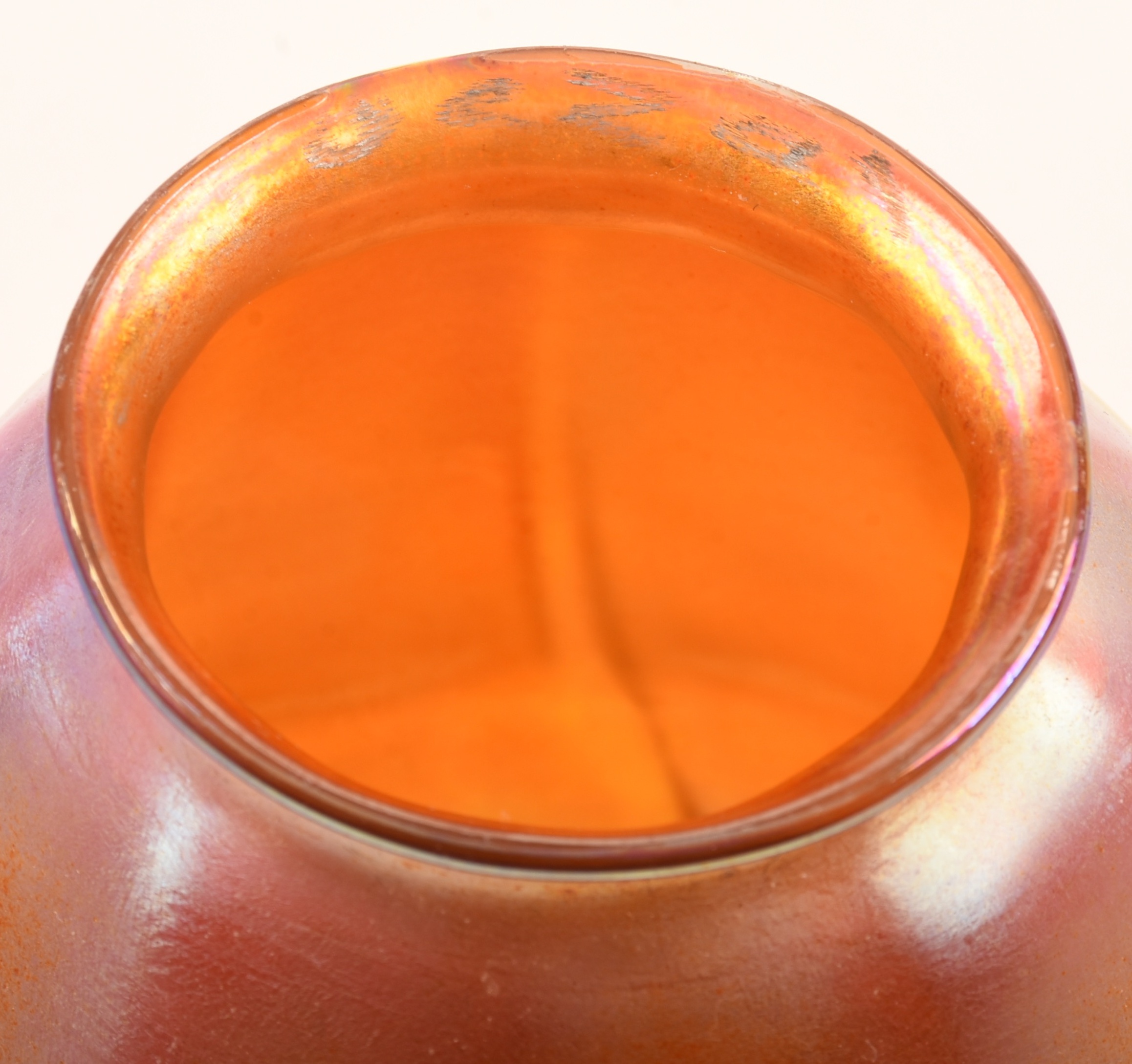 Brass Desk Lamp With Quezal Shades