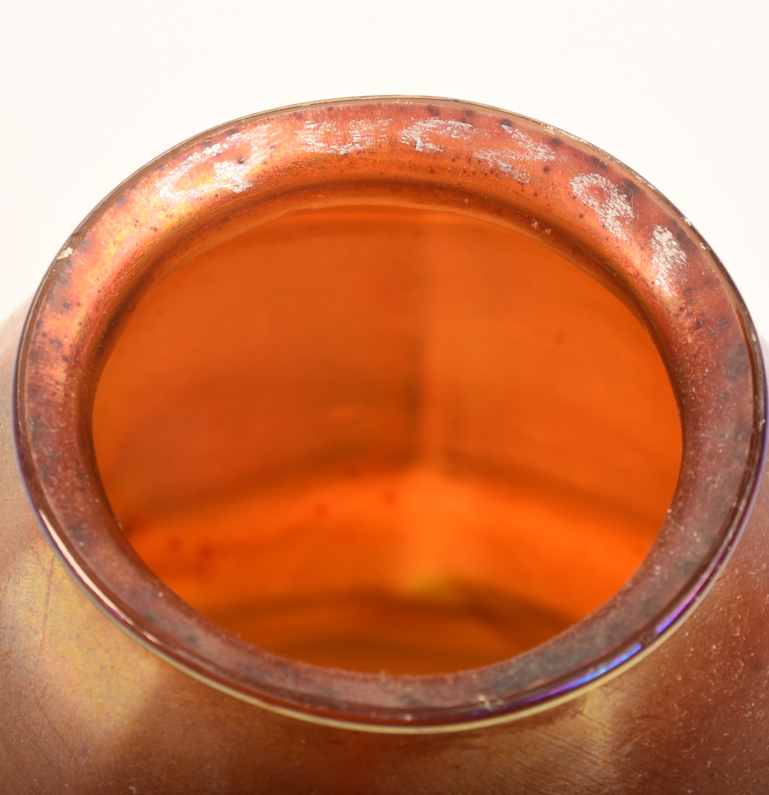 Brass Desk Lamp With Quezal Shades