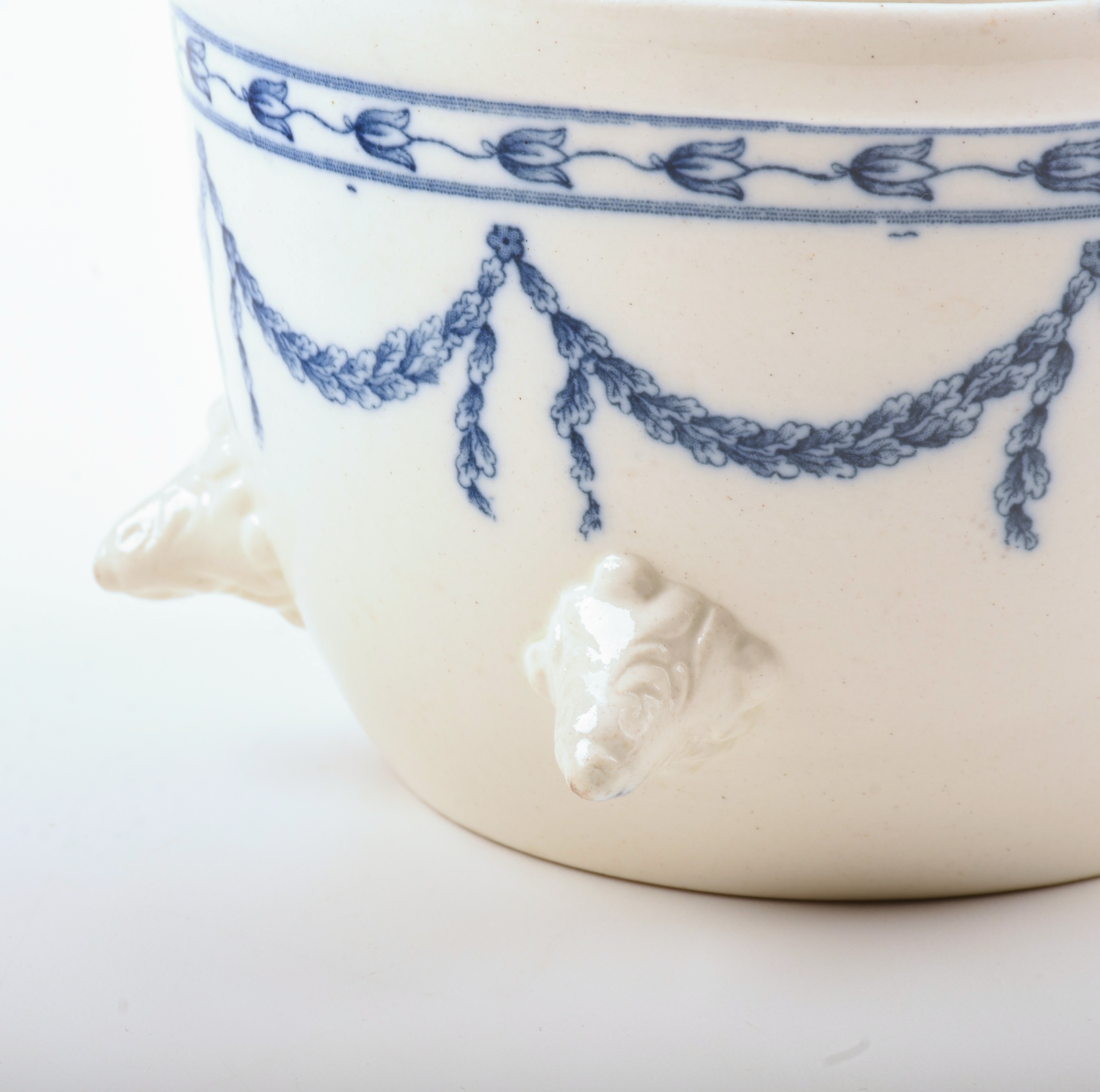 Early Wedgwood Blue and White Teapot