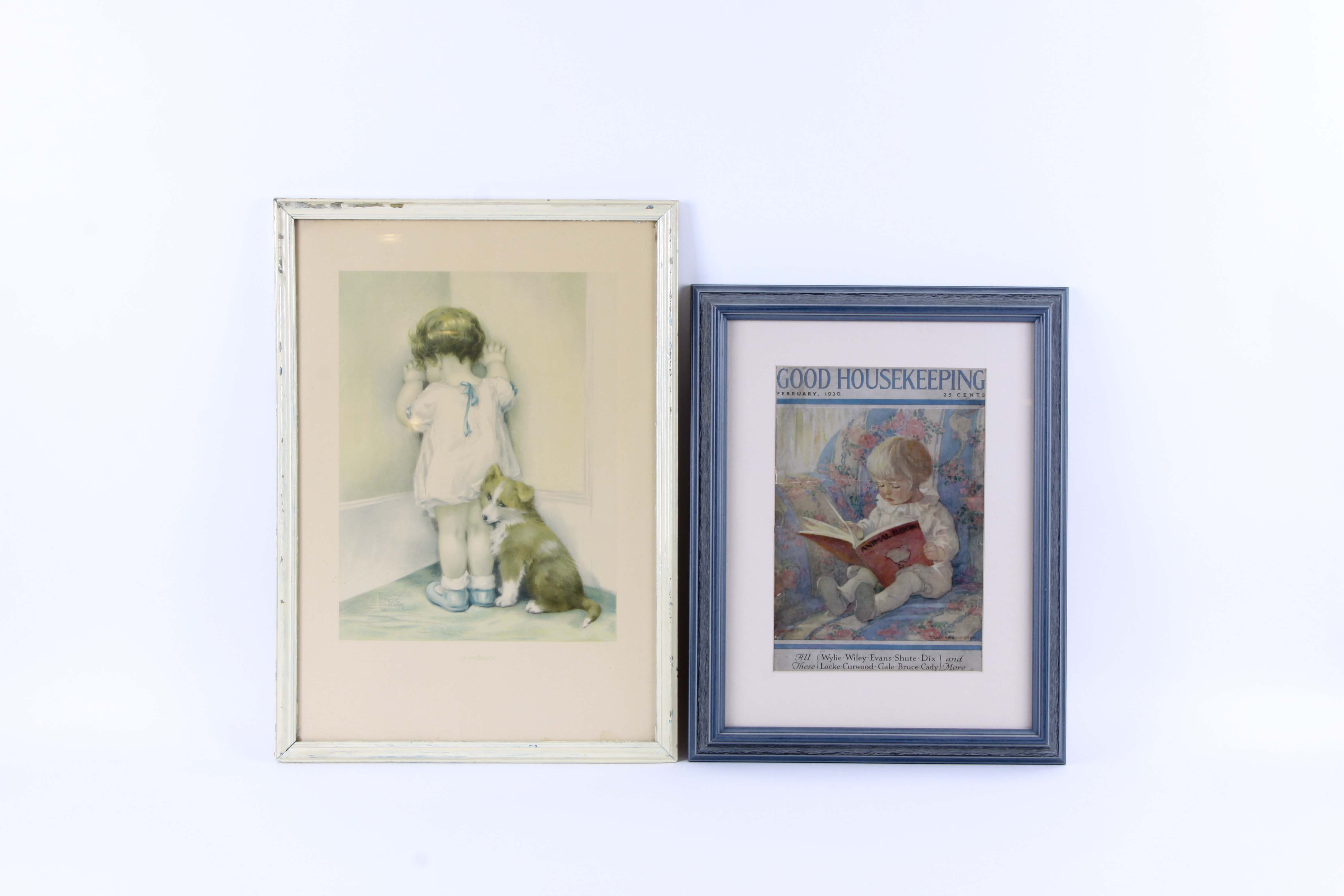 Bessie Pease Gutmann Offset Lithograph "In Disgrace"