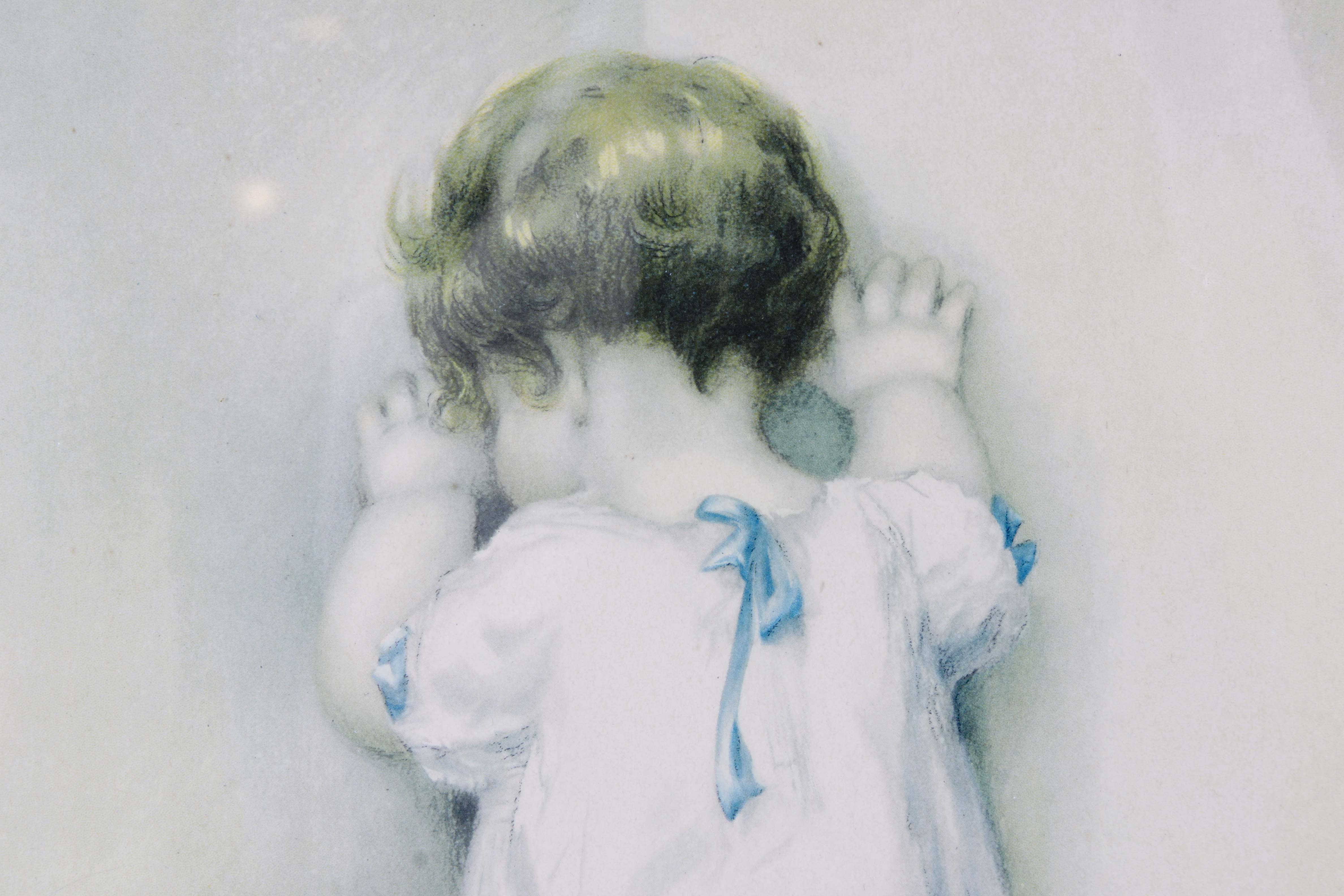 Bessie Pease Gutmann Offset Lithograph "In Disgrace"